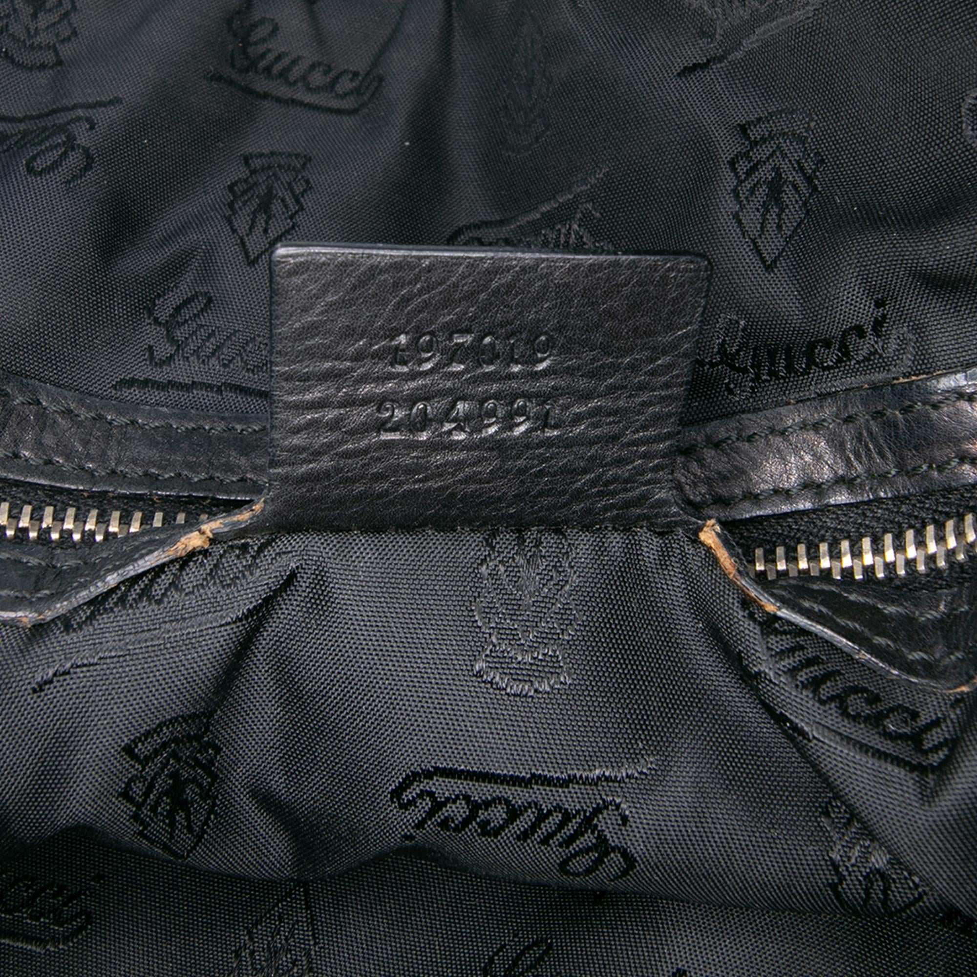 Gucci Large Patent Hysteria Satchel