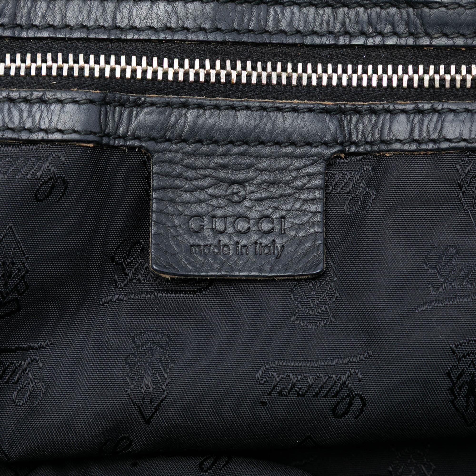 Gucci Large Patent Hysteria Satchel