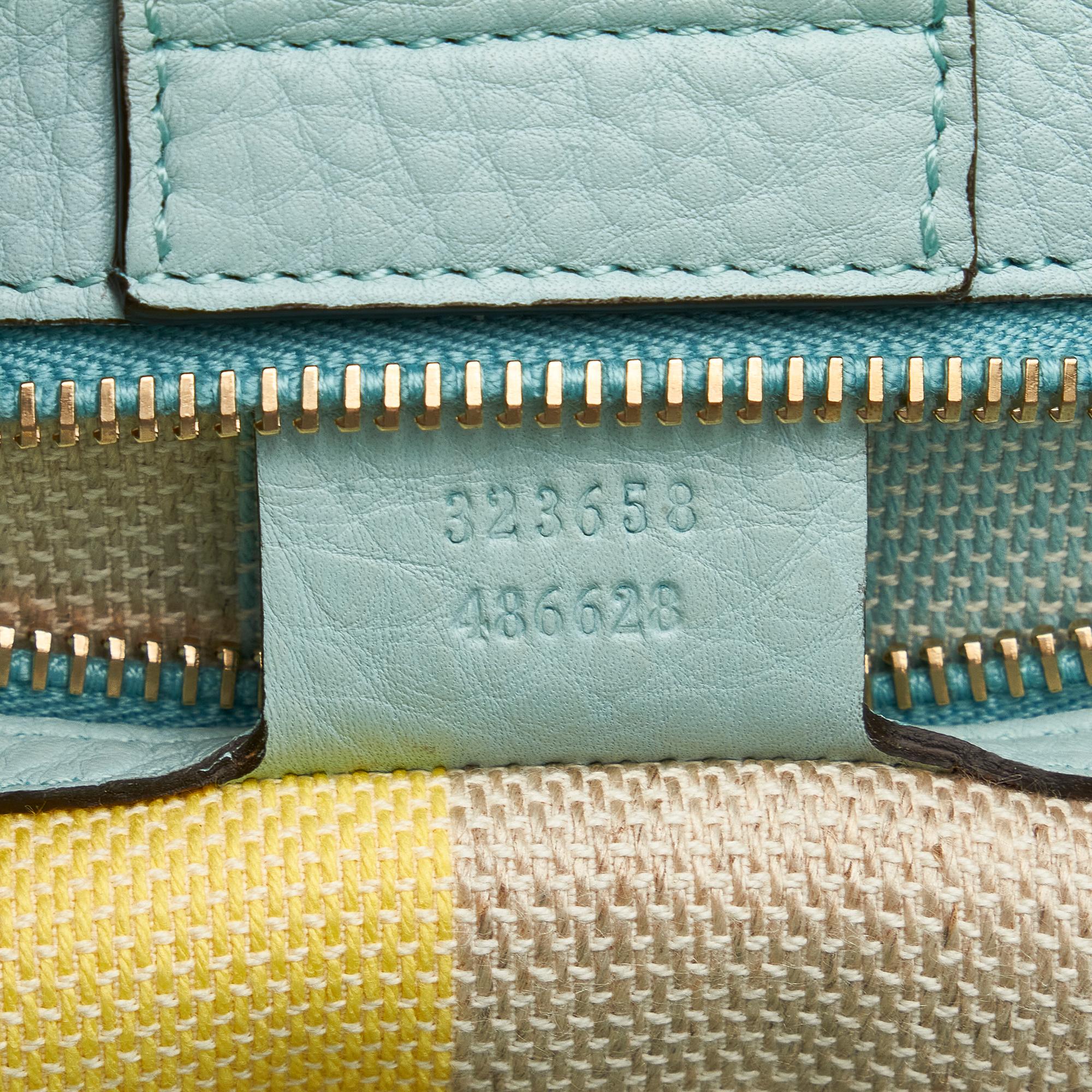 Gucci Large Raffia Bamboo Shopper (SHG-wkXCkH)