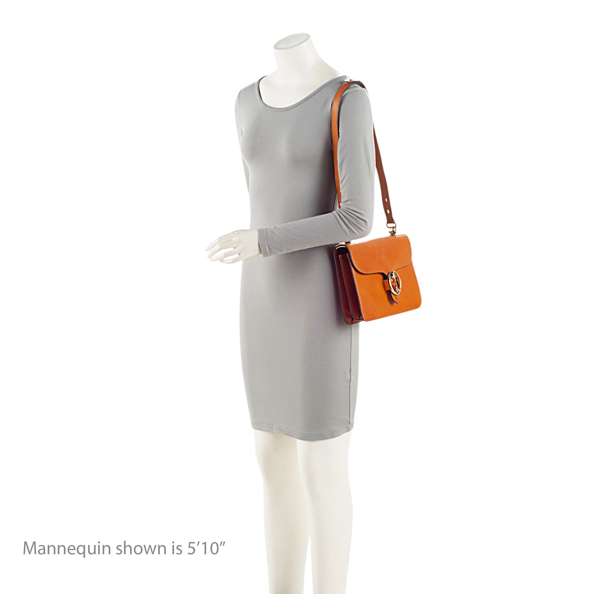 Gucci Leather 1973 Flap Medium Shoulder Bag