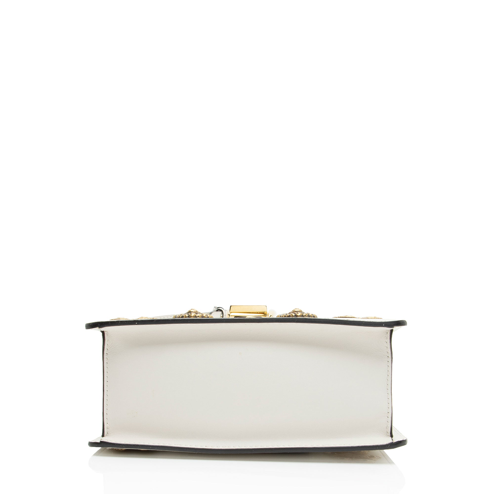 Gucci Leather Animal Studs Sylvie Mini Satchel