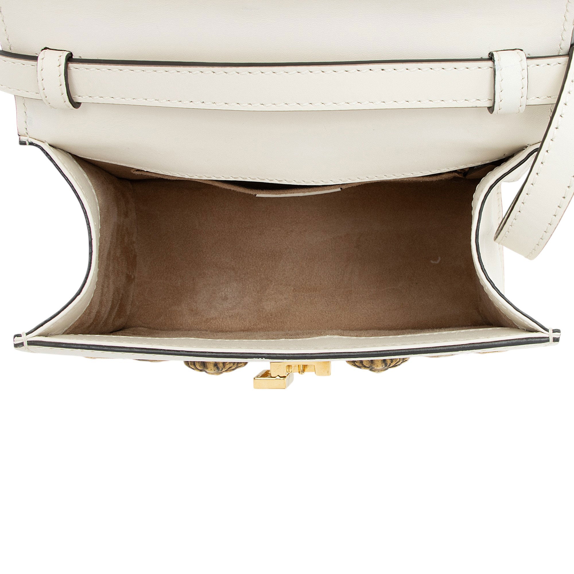 Gucci Leather Animal Studs Sylvie Mini Satchel