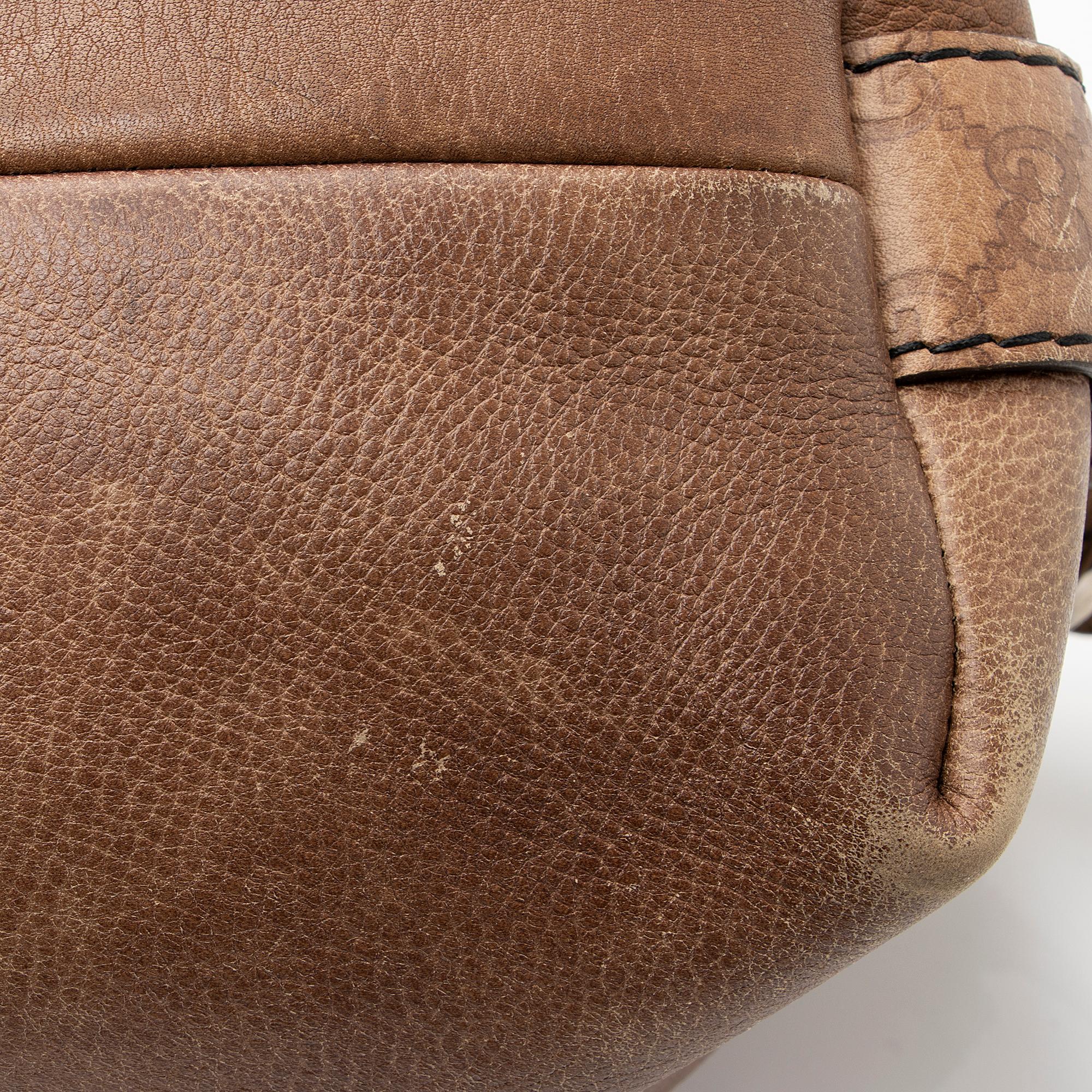 Gucci Leather Bamboo Bar Large Tote (SHF-23016)