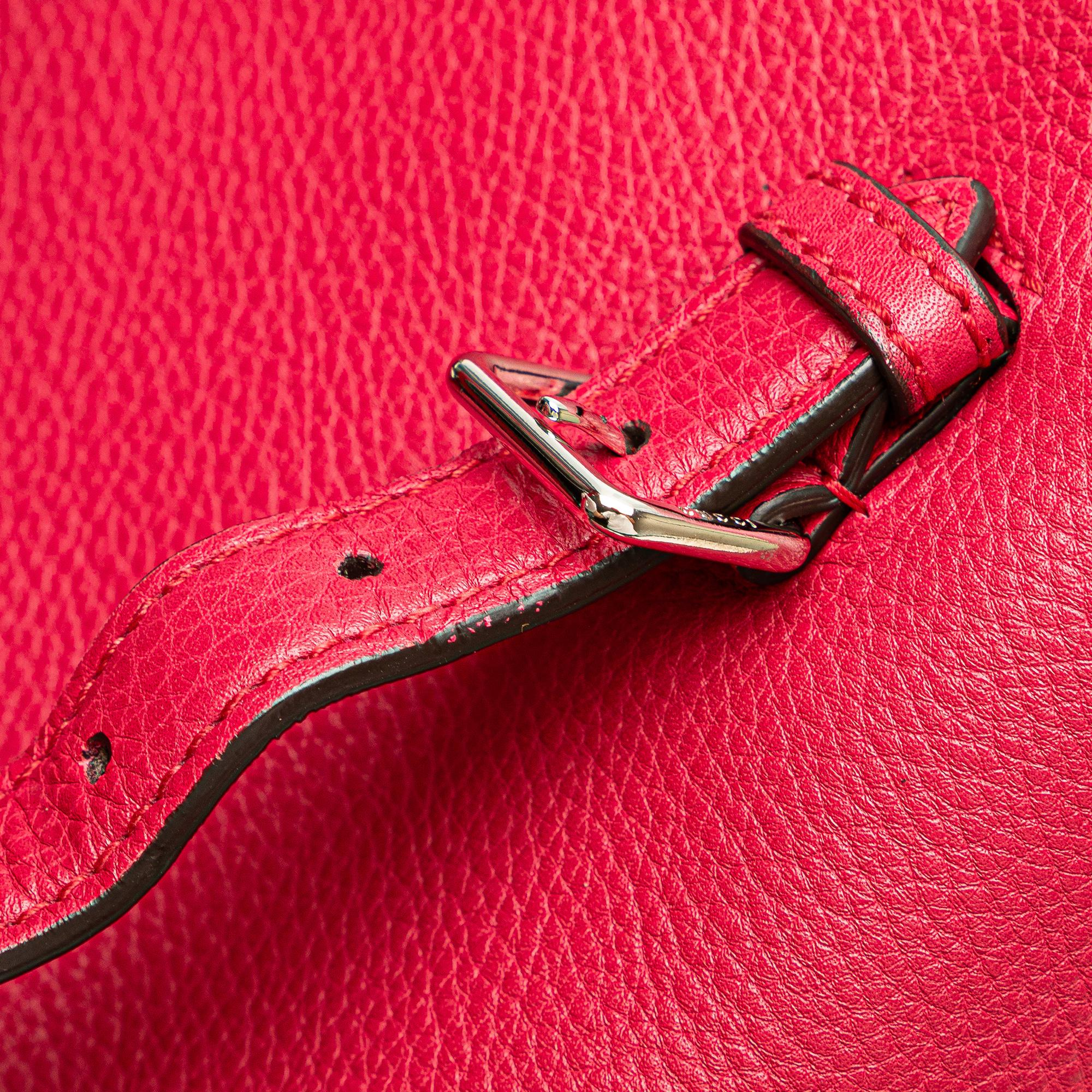 Gucci Leather Bamboo Daily Backpack