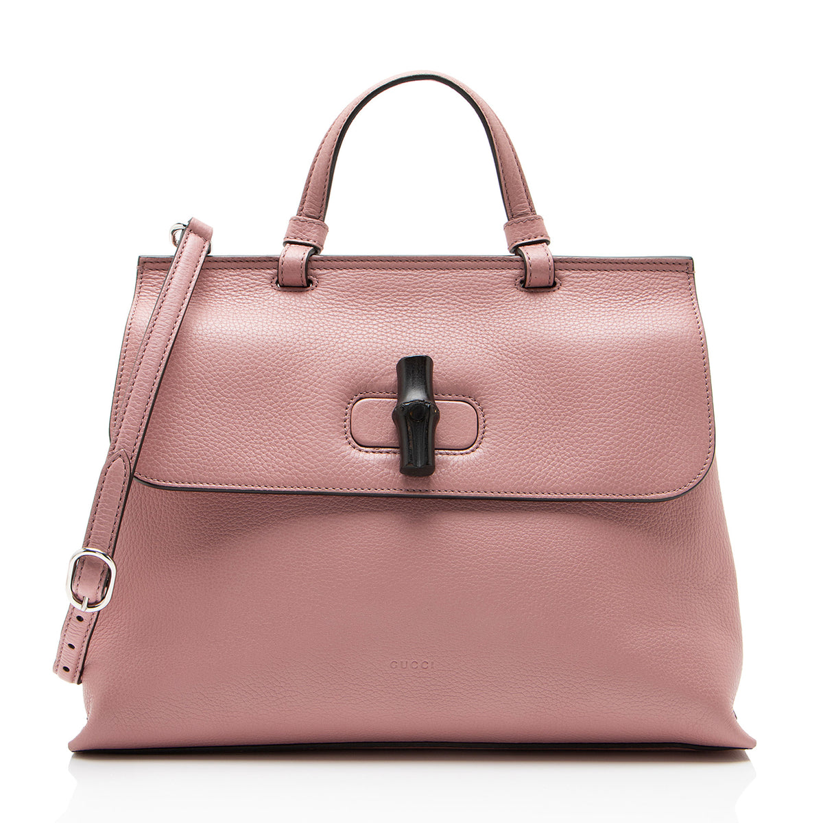 Gucci Leather Bamboo Daily Medium Top Handle