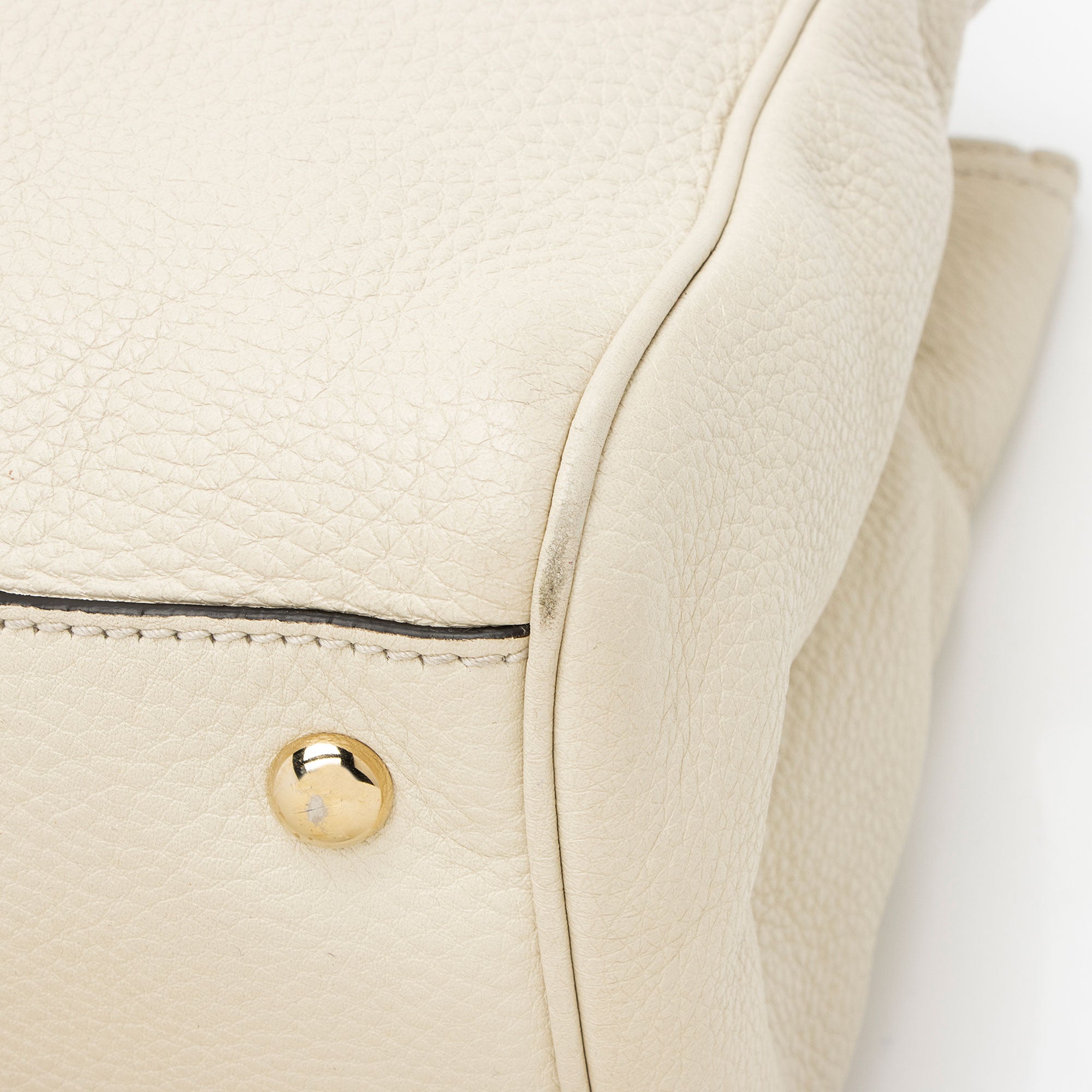 Gucci Leather Bamboo Medium Shopper Tote