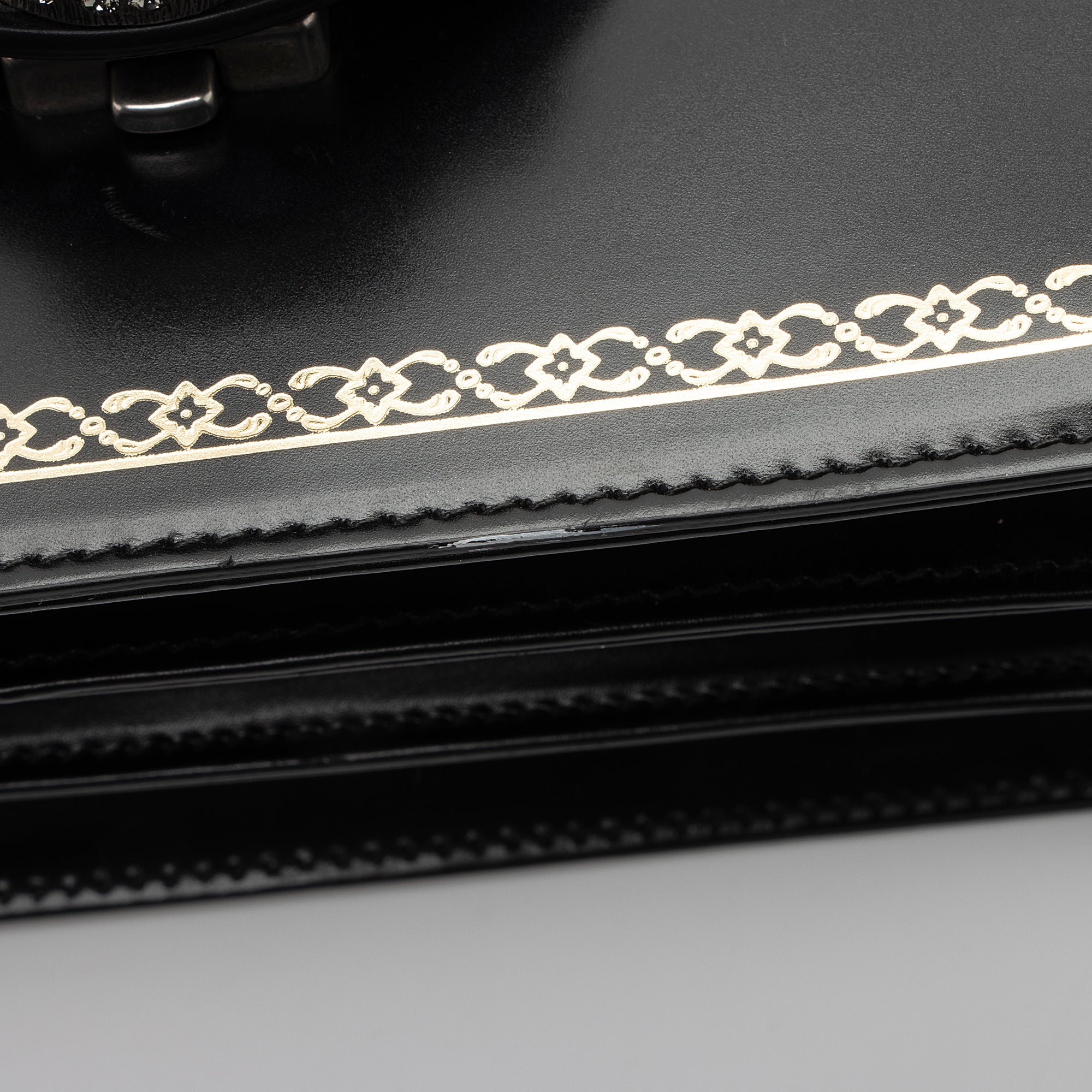 Gucci Leather Bamboo Thiara Small Top Handle (SHF-yZDyFo)