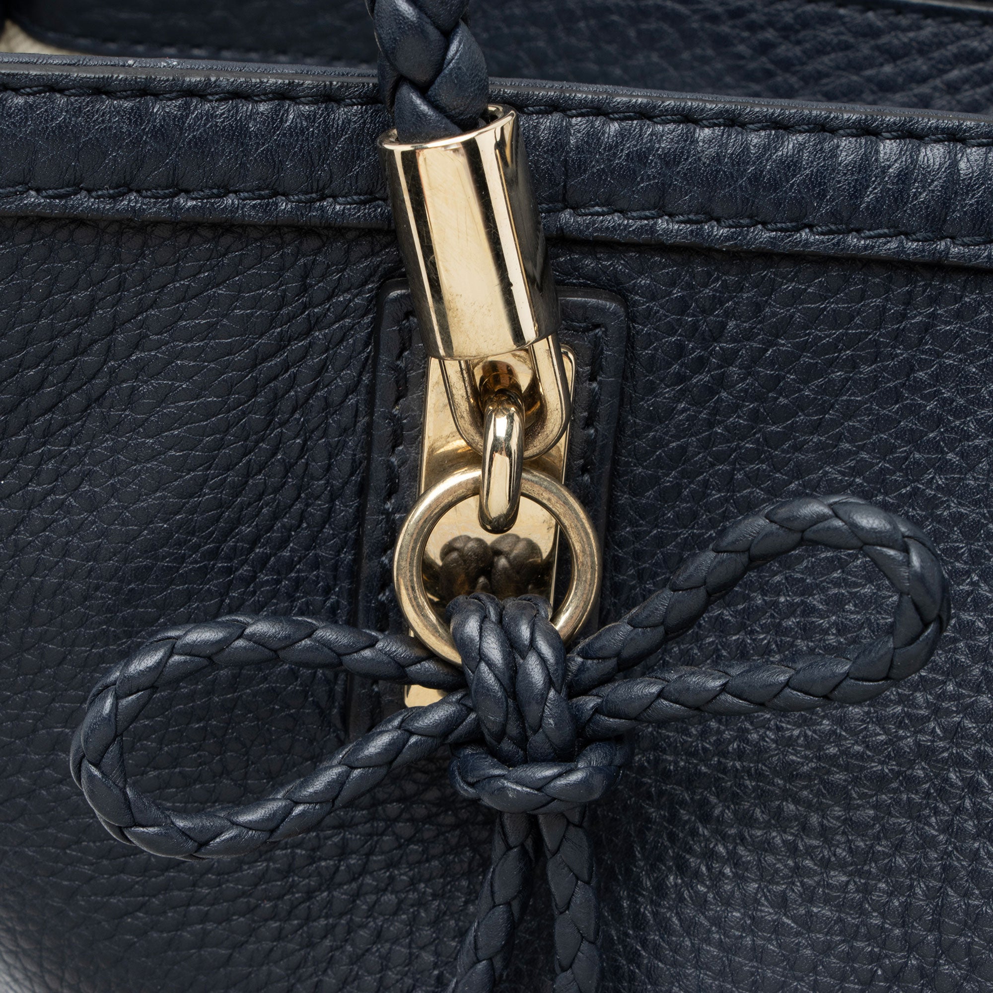 Gucci Leather Bella Medium Tote