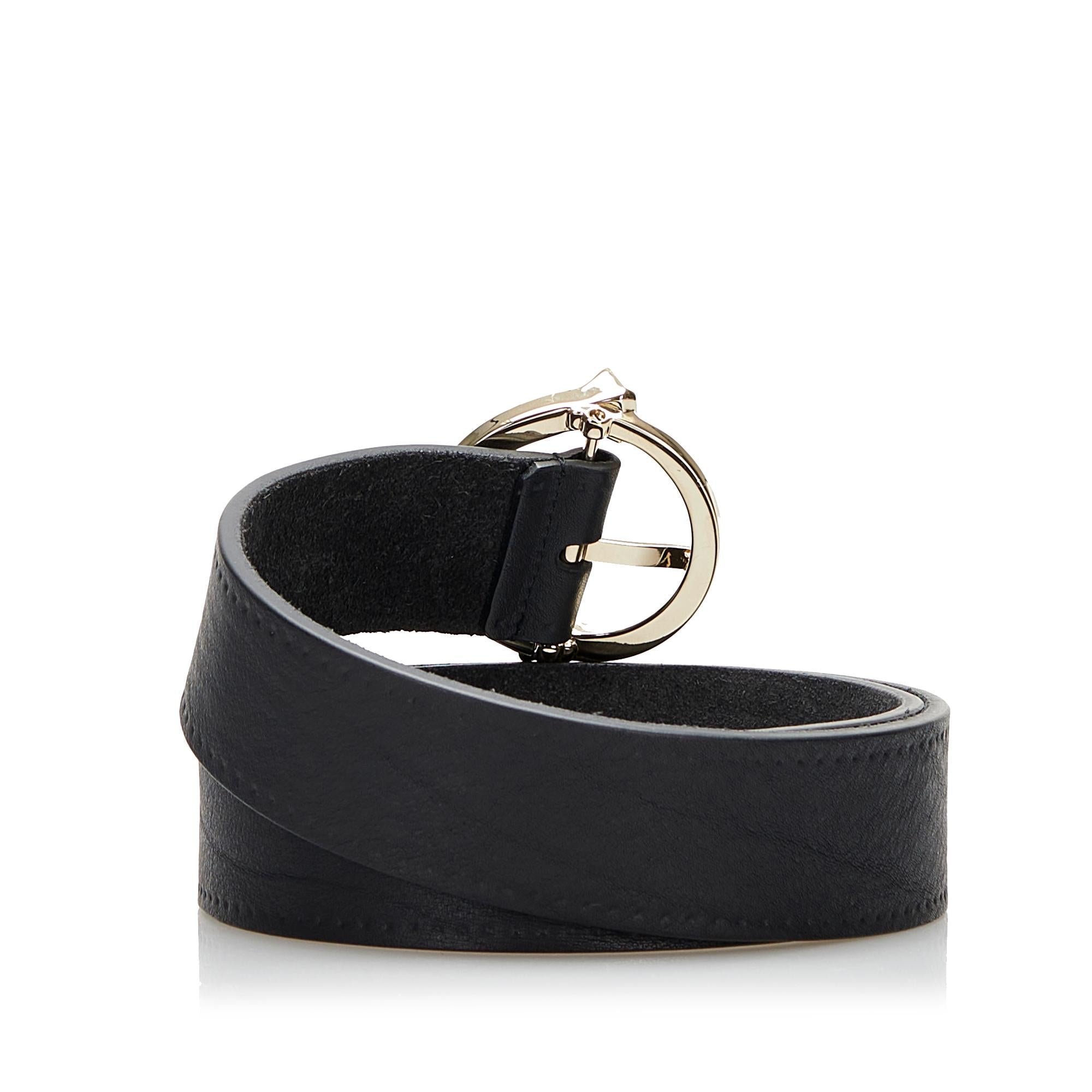 Gucci Leather Belt - 40 / 100.50 (SHG-37776)