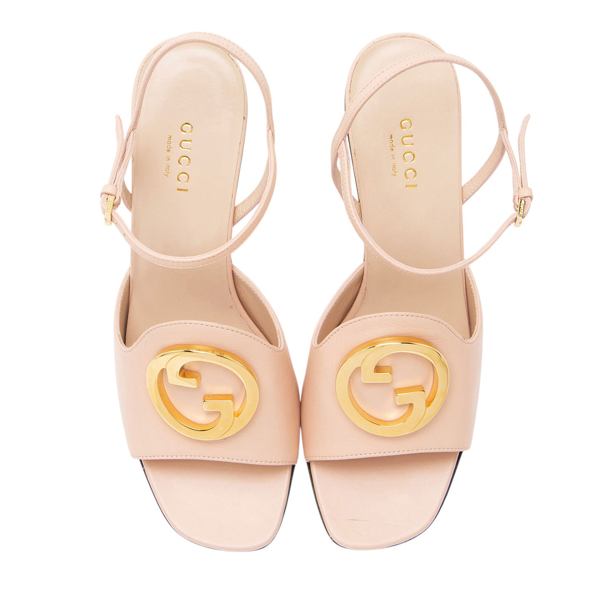 Gucci Leather Blondie Sandals - Size 6.5 / 36.5