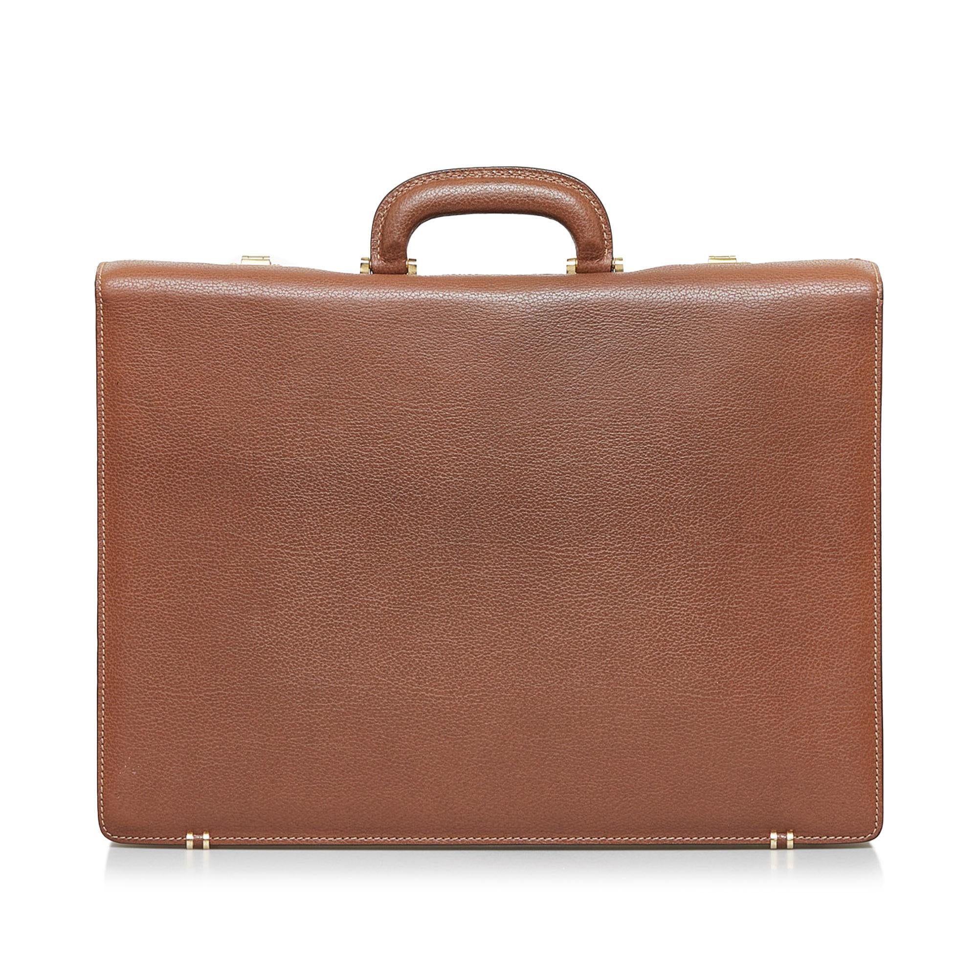 Gucci Leather Briefcase (SHG-fXUOtt)