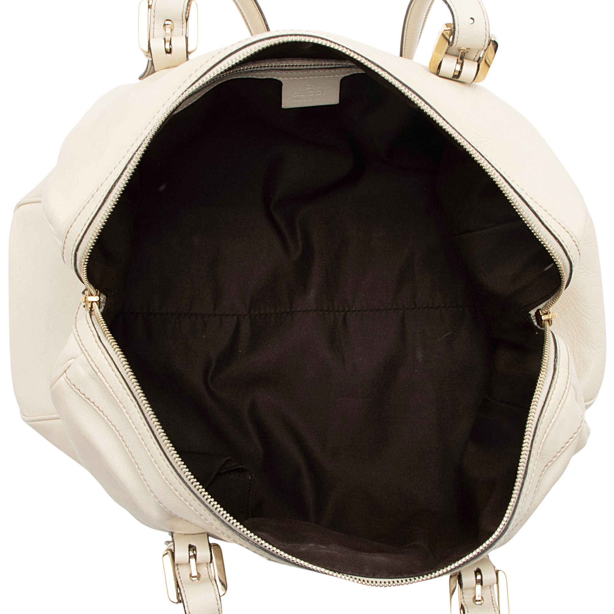 Gucci Leather Britt Boston Bag