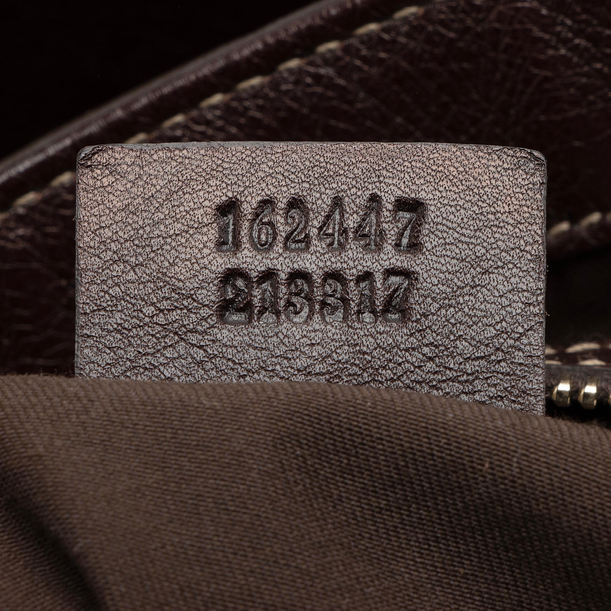 Gucci Leather Britt Large Tote (SHF-23095)