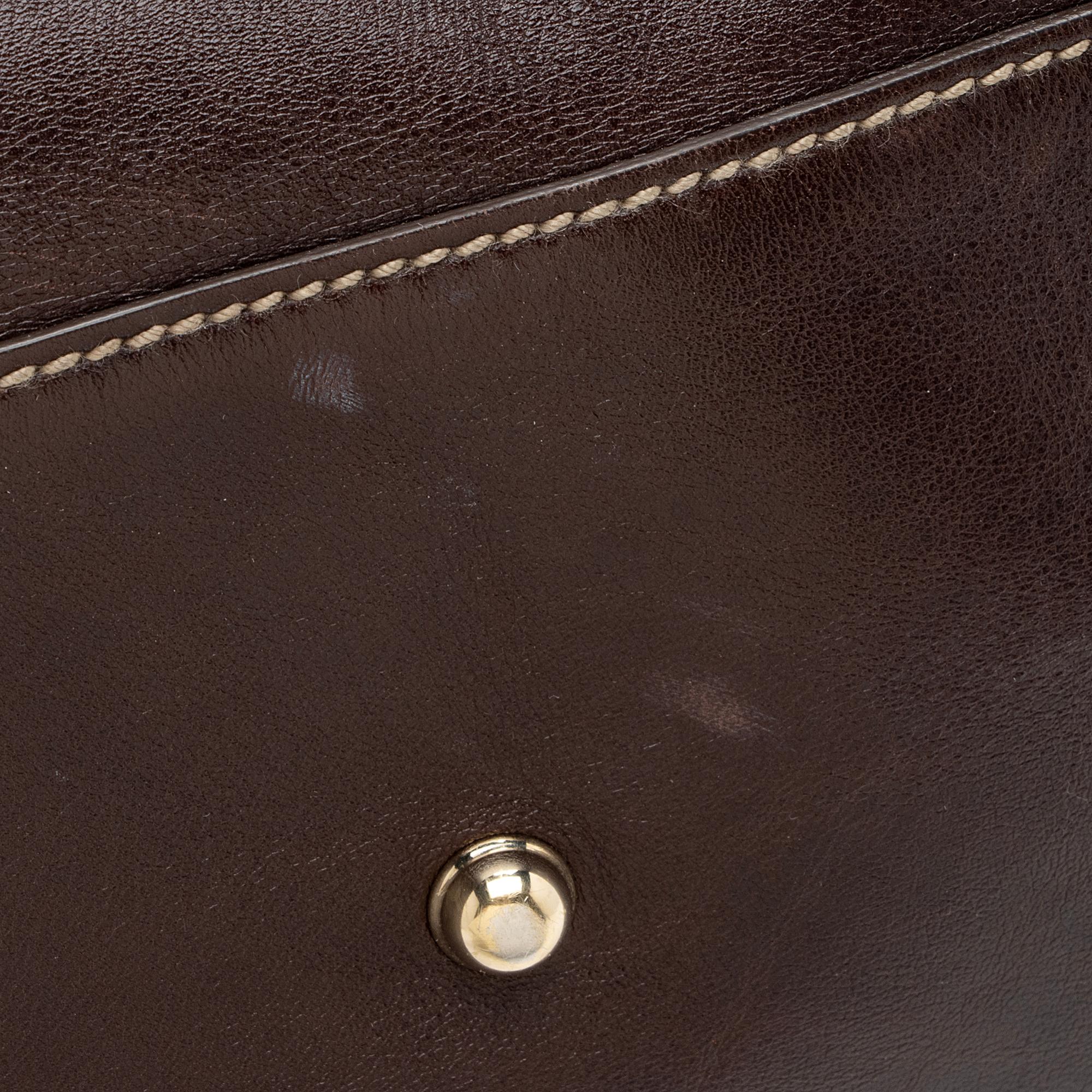 Gucci Leather Britt Large Tote (SHF-23095)