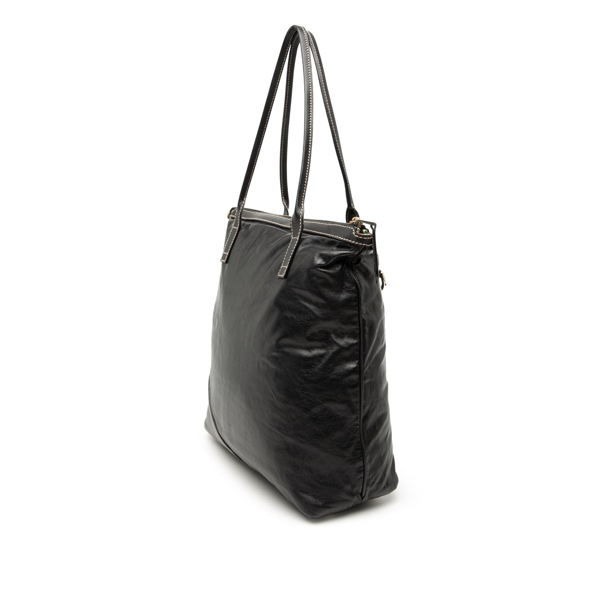 Gucci Leather Britt Tote