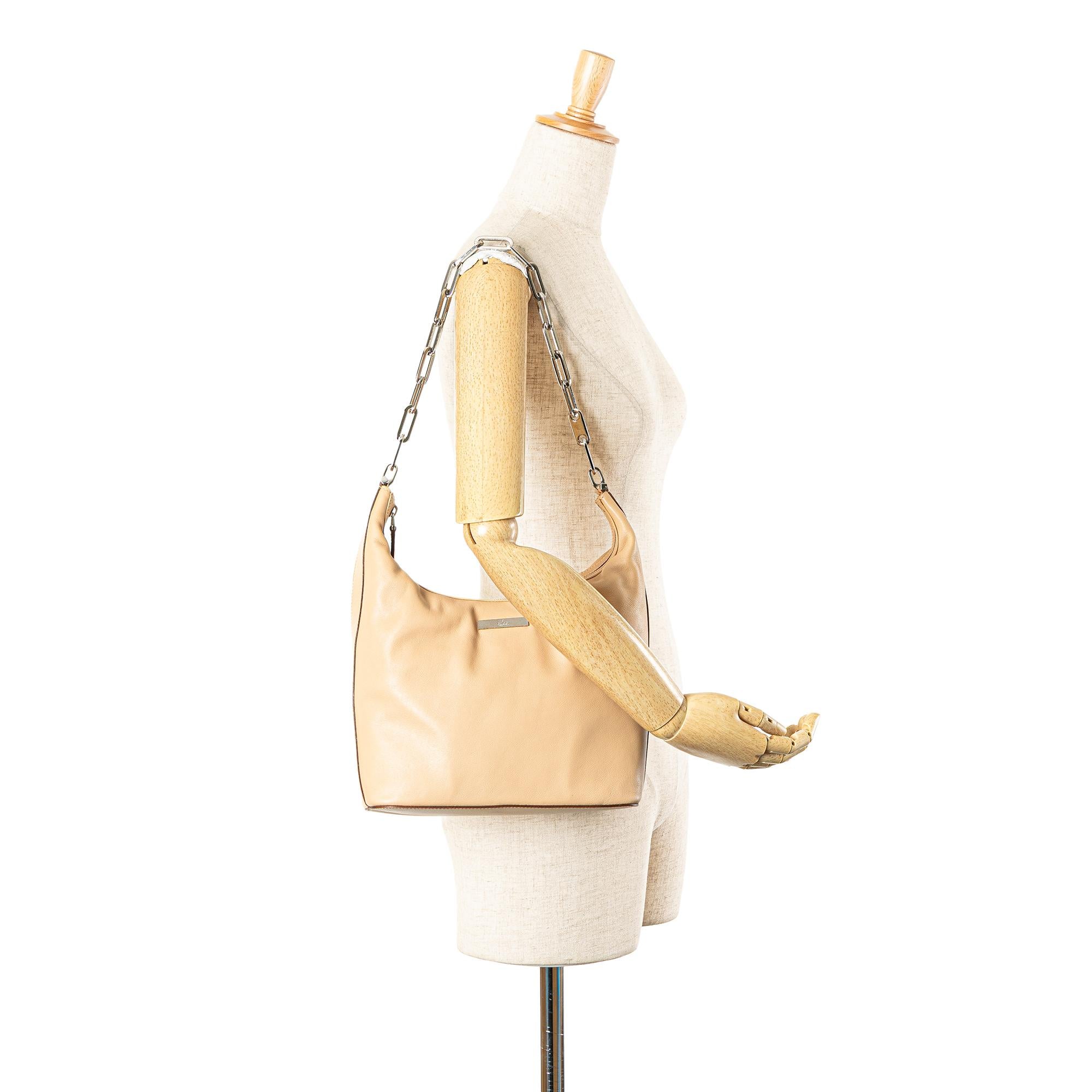 Gucci Leather Chain Shoulder Bag