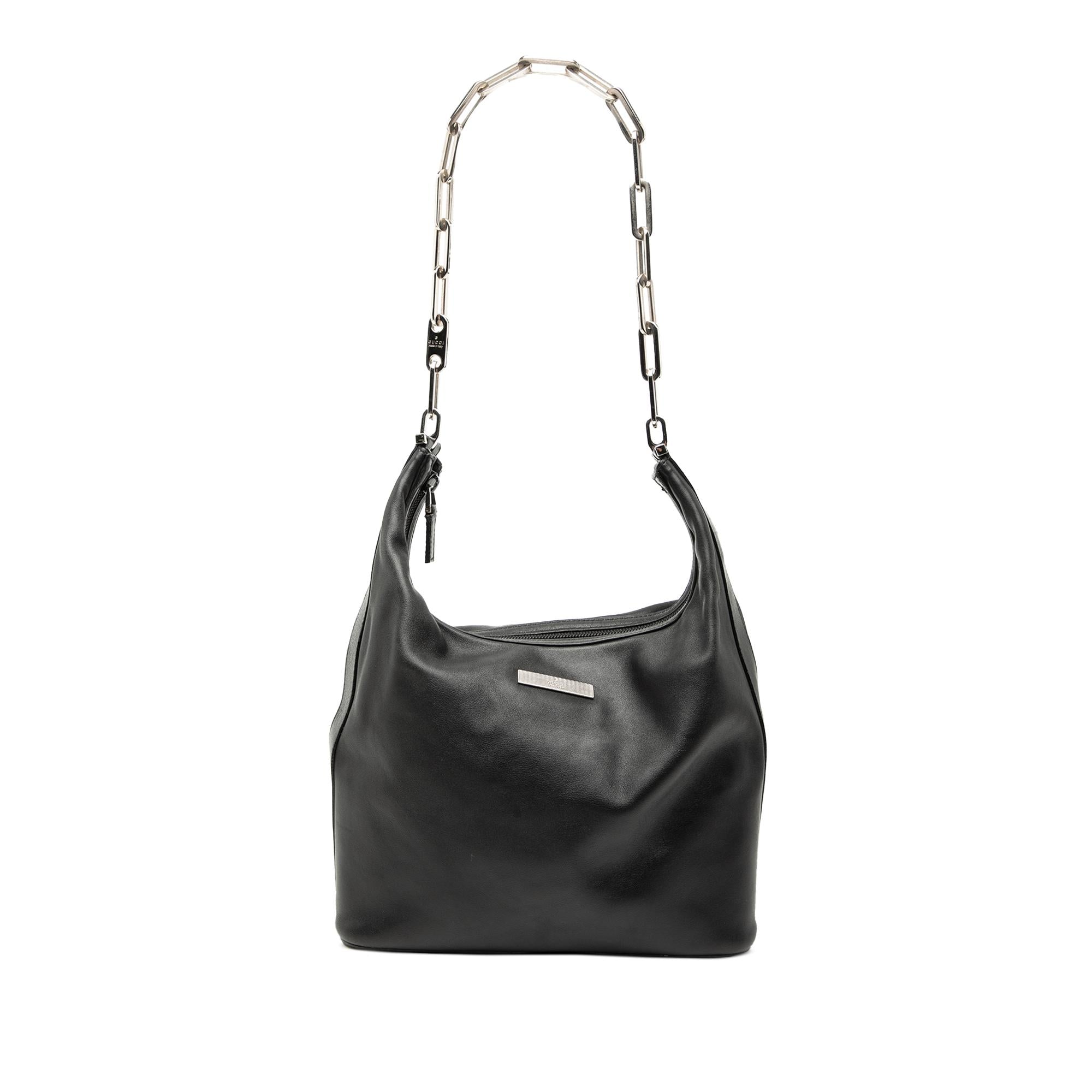 Gucci Leather Chain Shoulder Bag