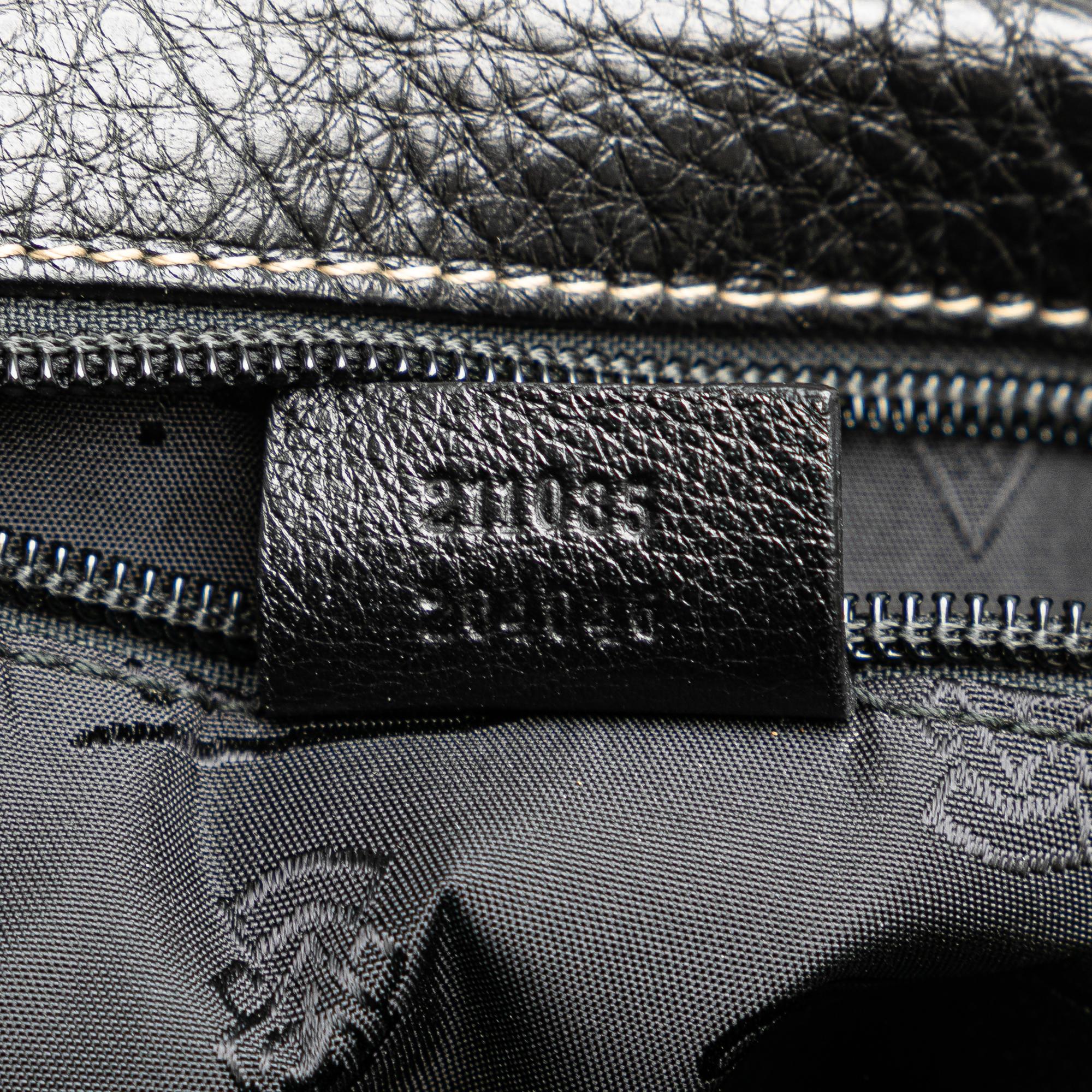 Gucci Leather Crest Chain Messenger Bag (SHG-FgBsnS)