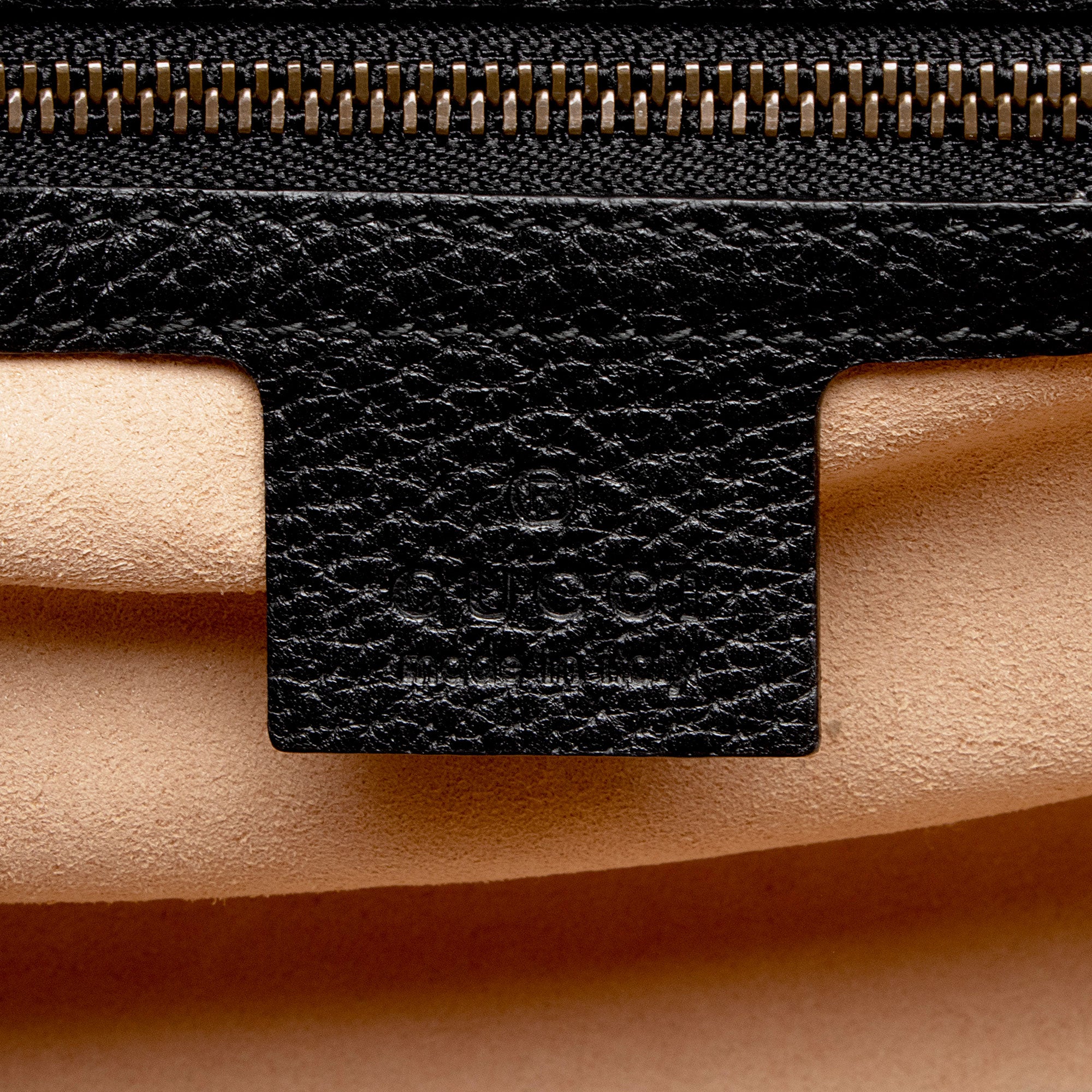 Gucci Leather Crystal Butterfly Linea Totem Top Handle