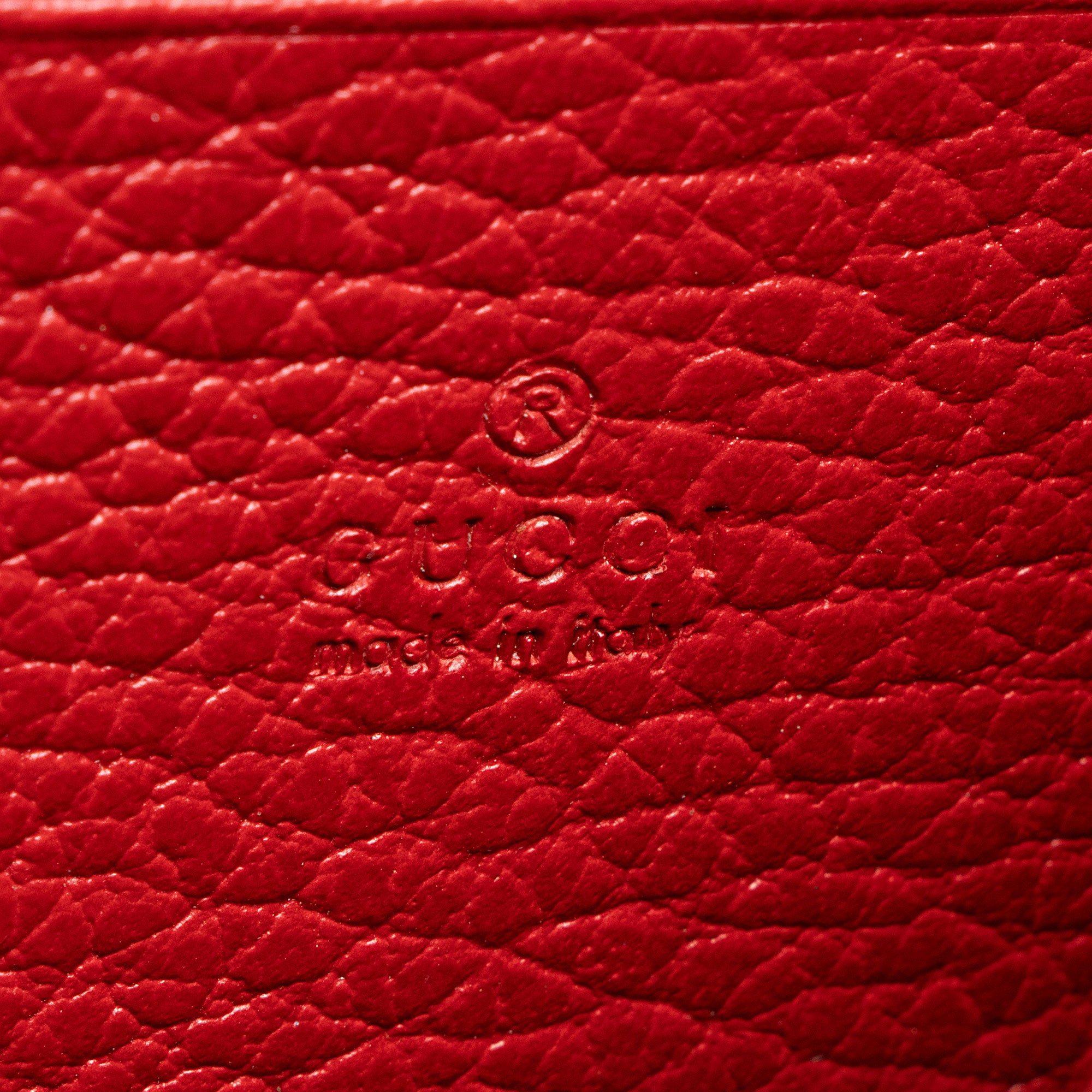 Gucci Leather Crystal Dionysus Chain Wallet