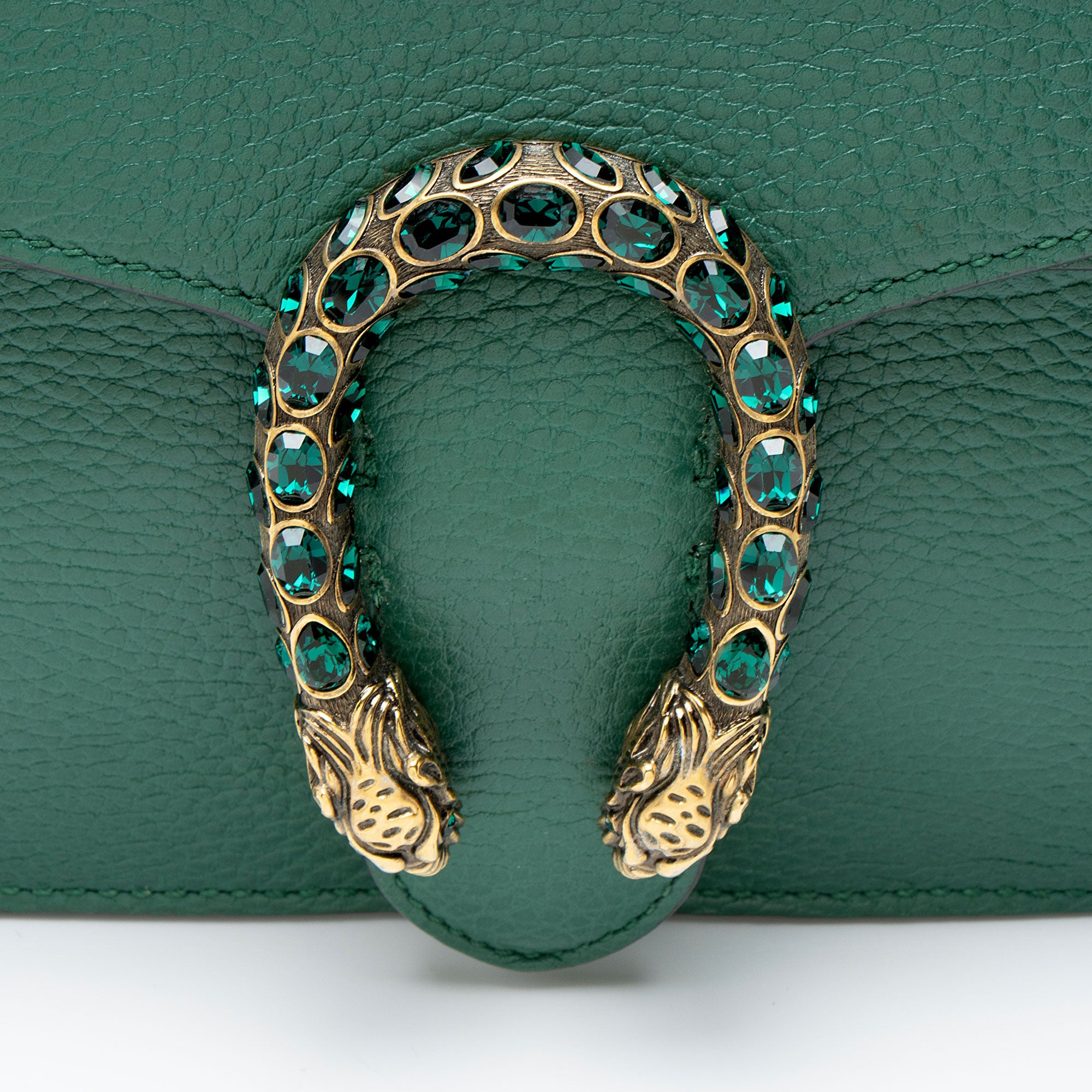 Gucci Leather Crystal Dionysus Medium Shoulder Bag