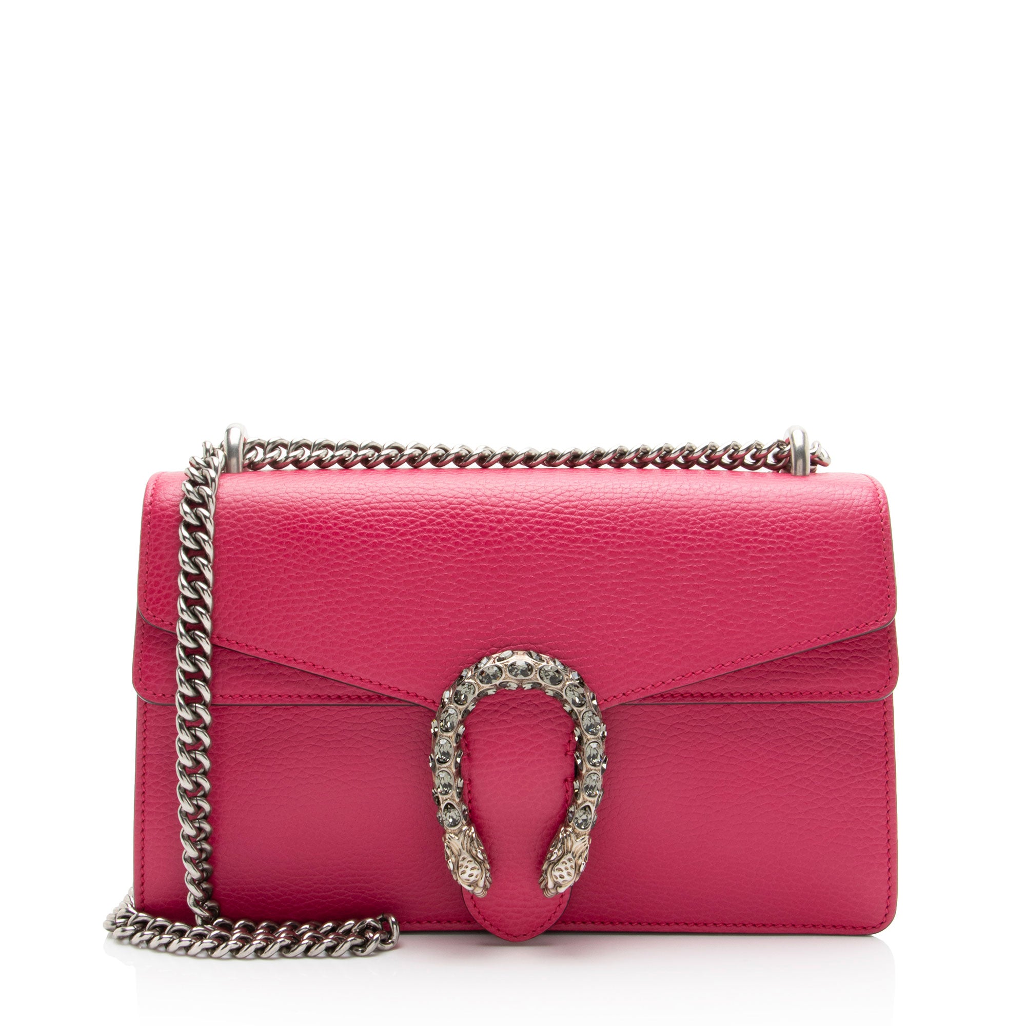 Gucci Leather Crystal Dionysus Medium Shoulder Bag