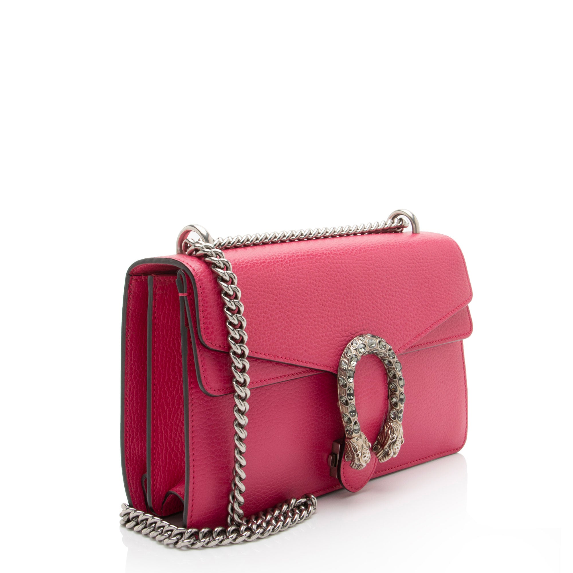 Gucci Leather Crystal Dionysus Medium Shoulder Bag