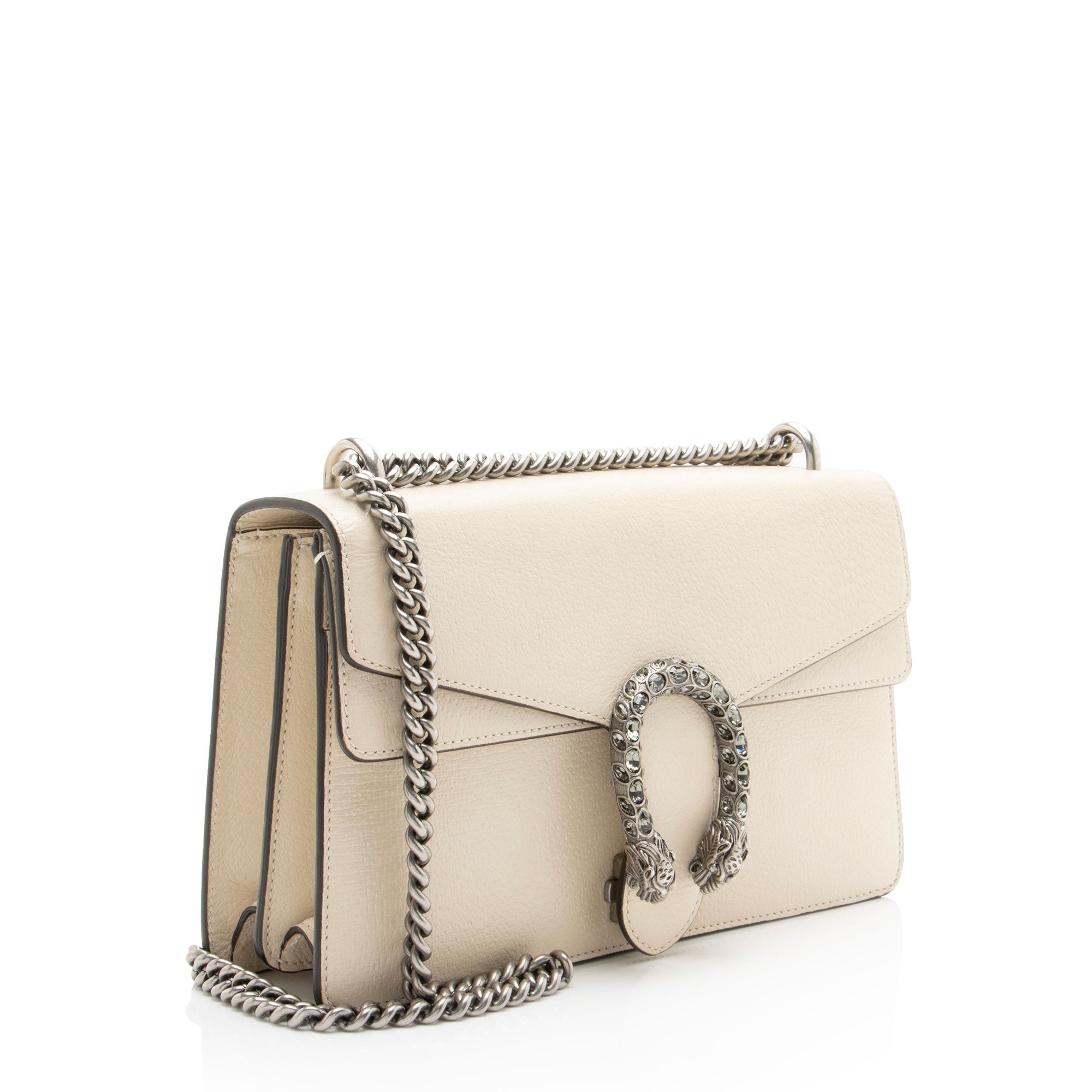 Gucci Leather Crystal Dionysus Medium Shoulder Bag