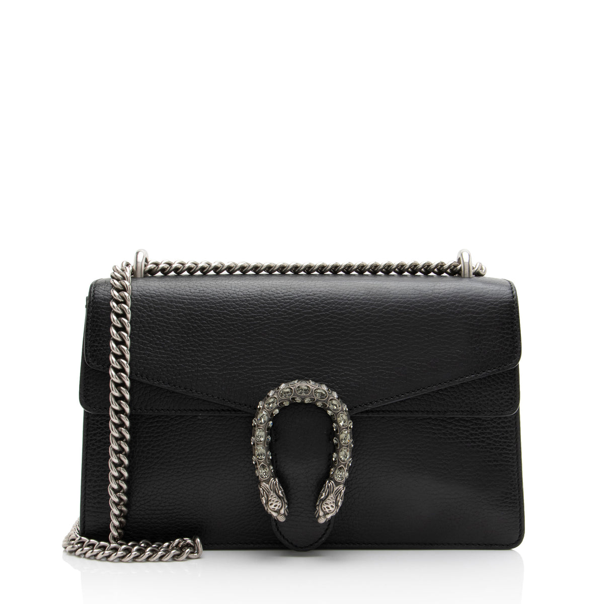Gucci Leather Crystal Dionysus Medium Shoulder Bag