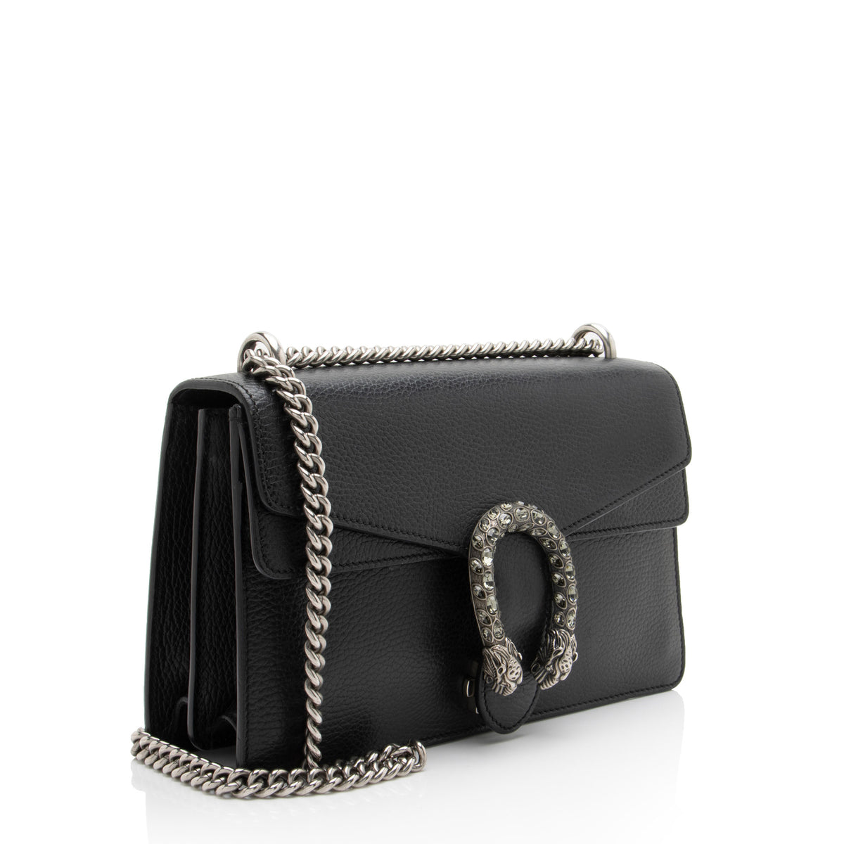 Gucci Leather Crystal Dionysus Medium Shoulder Bag