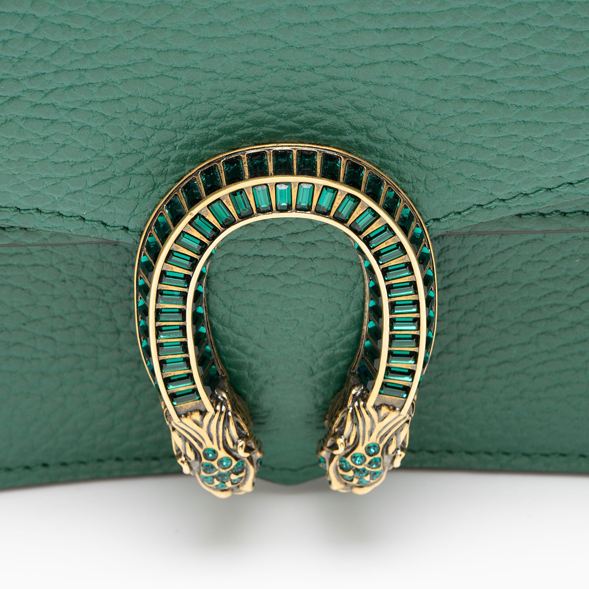 Gucci Leather Crystal Dionysus Mini Top Handle