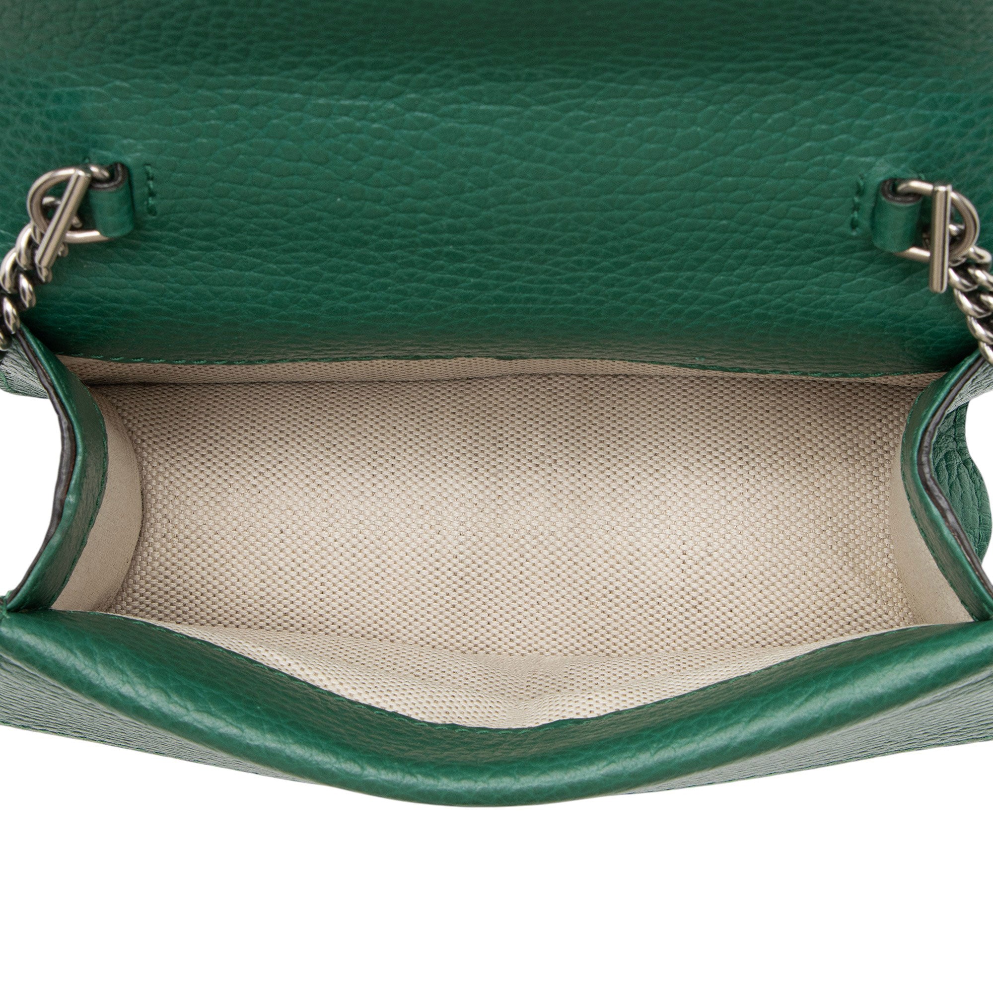 Gucci Leather Crystal Dionysus Mini Top Handle