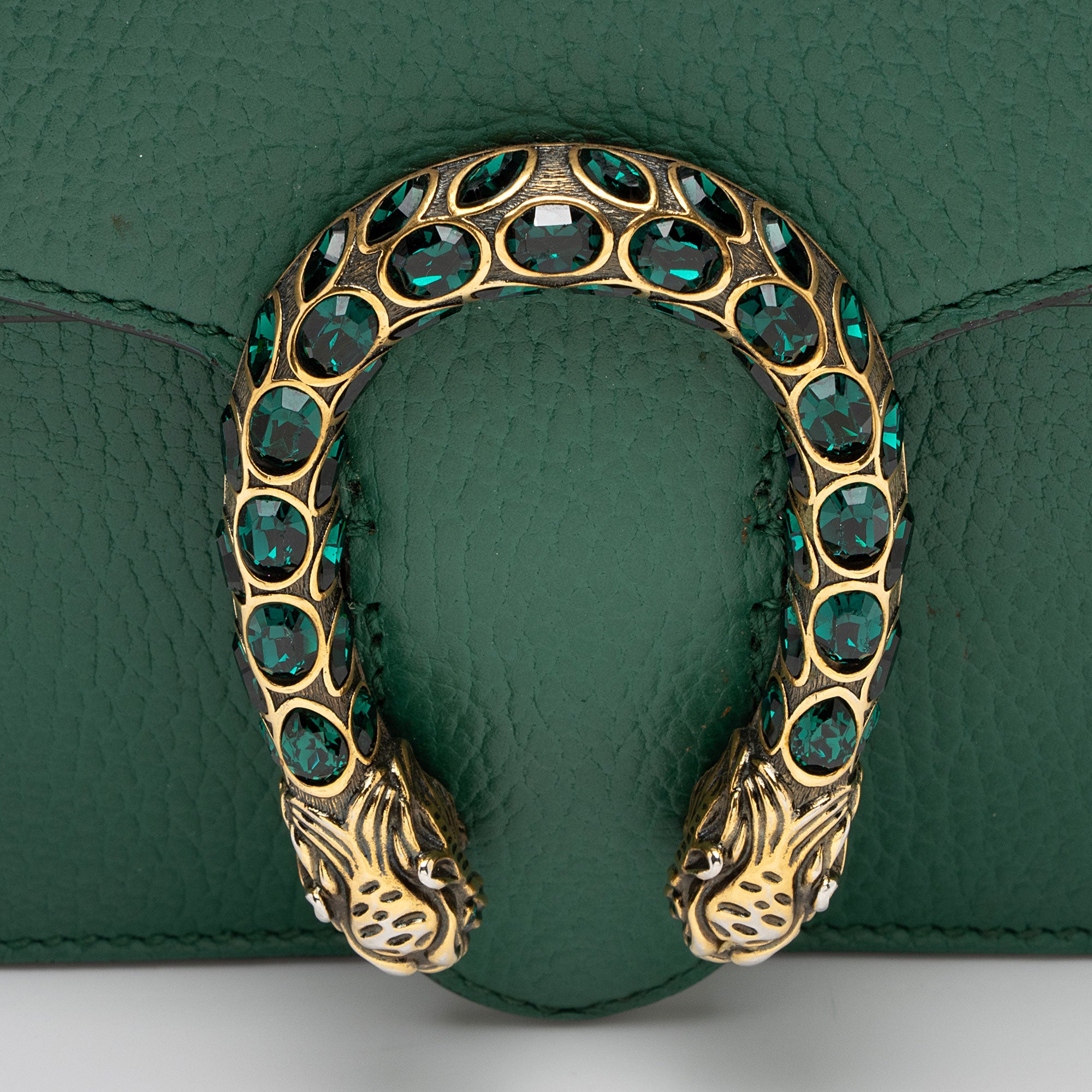 Gucci Leather Crystal Dionysus Small Shoulder Bag (SHF-JAZQrx)