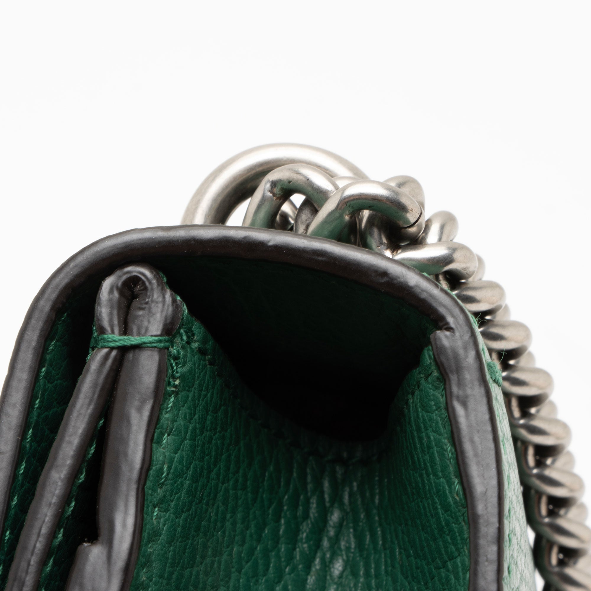 Gucci Leather Crystal Dionysus Small Shoulder Bag