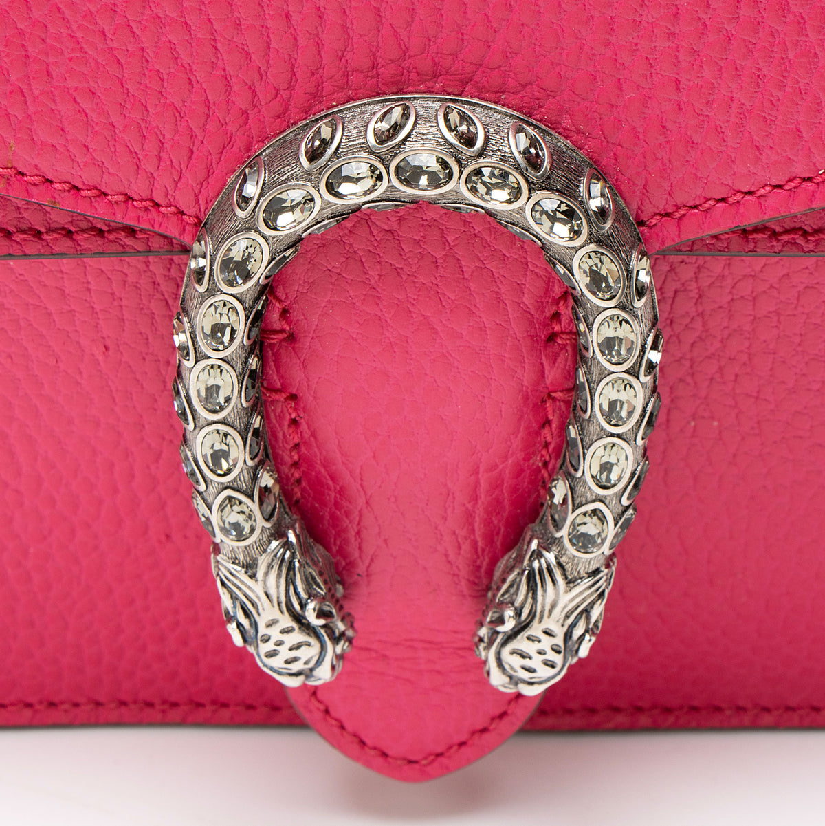 Gucci Leather Crystal Dionysus Small Shoulder Bag