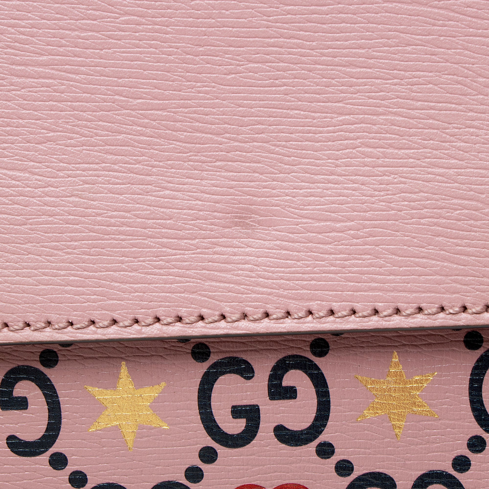 Gucci Leather Crystal Valentines Dionysus Small Shoulder Bag