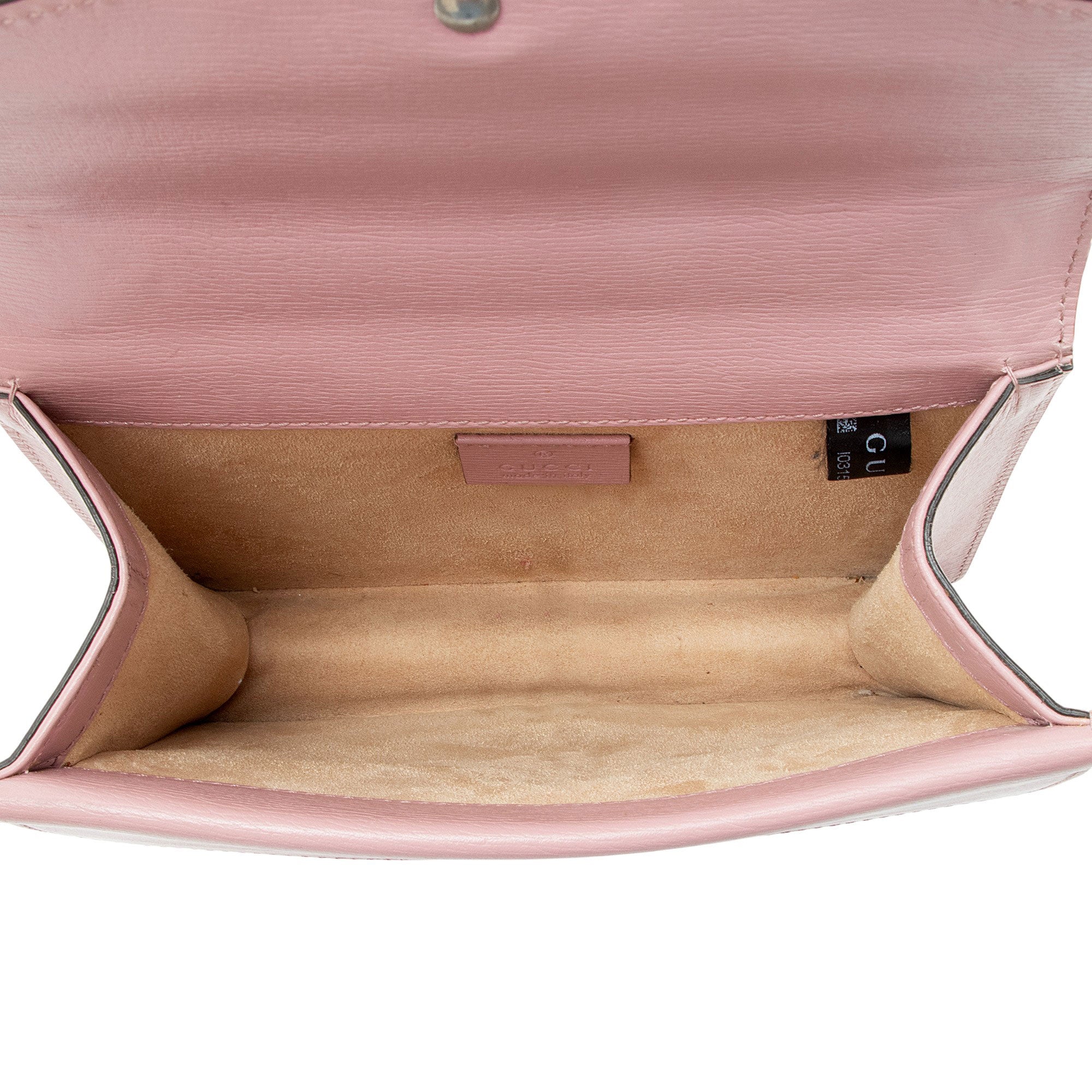 Gucci Leather Crystal Valentines Dionysus Small Shoulder Bag