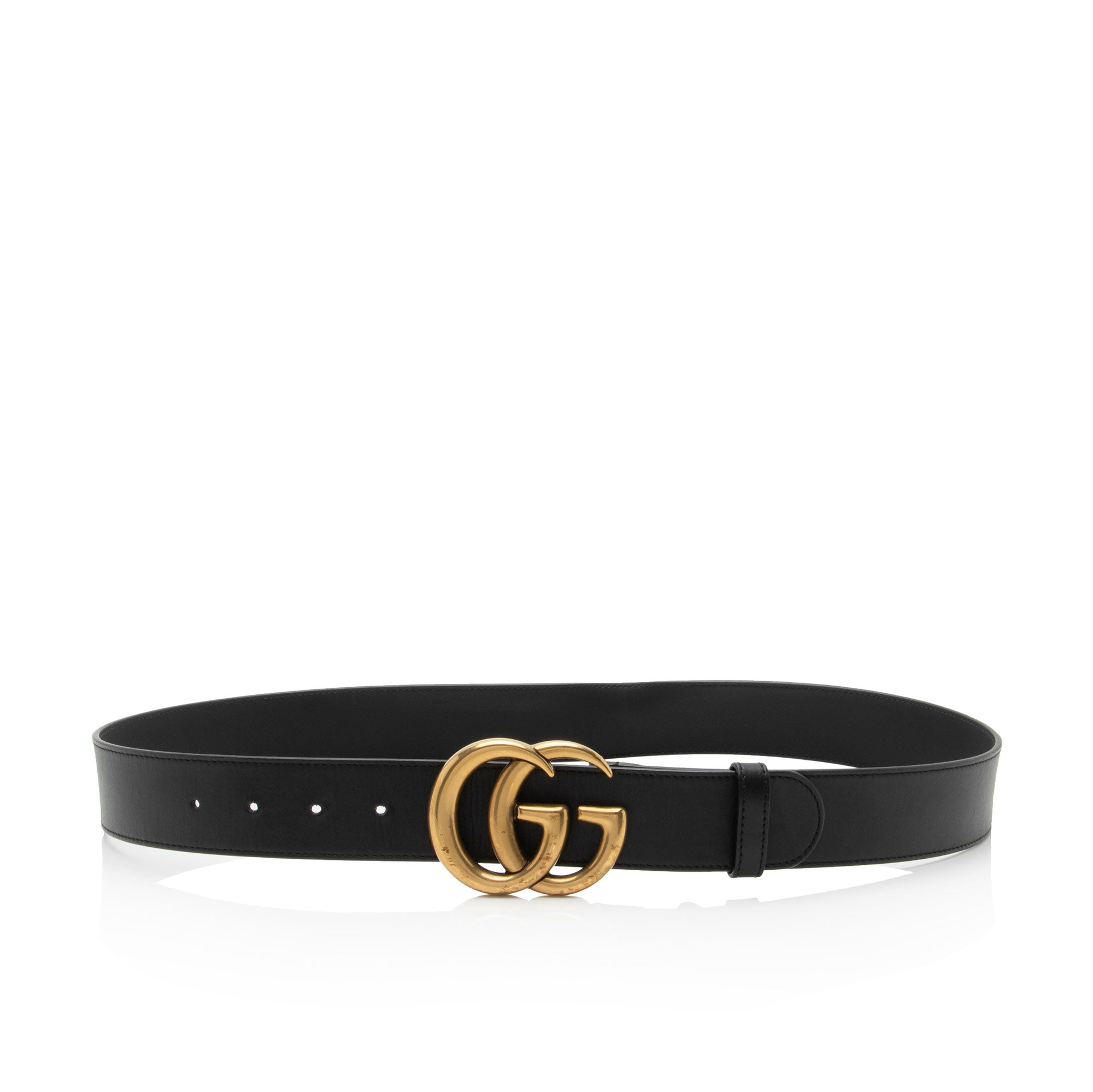 Gucci Leather GG Marmont Belt - Size 38 / 95 (SHF-RjDYjp)