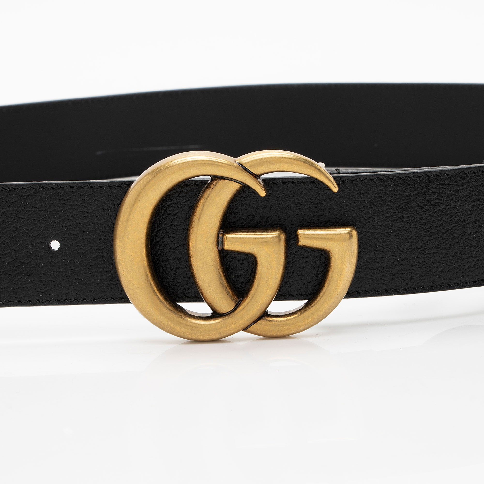 Gucci Leather GG Marmont Belt - Size 42 / 105