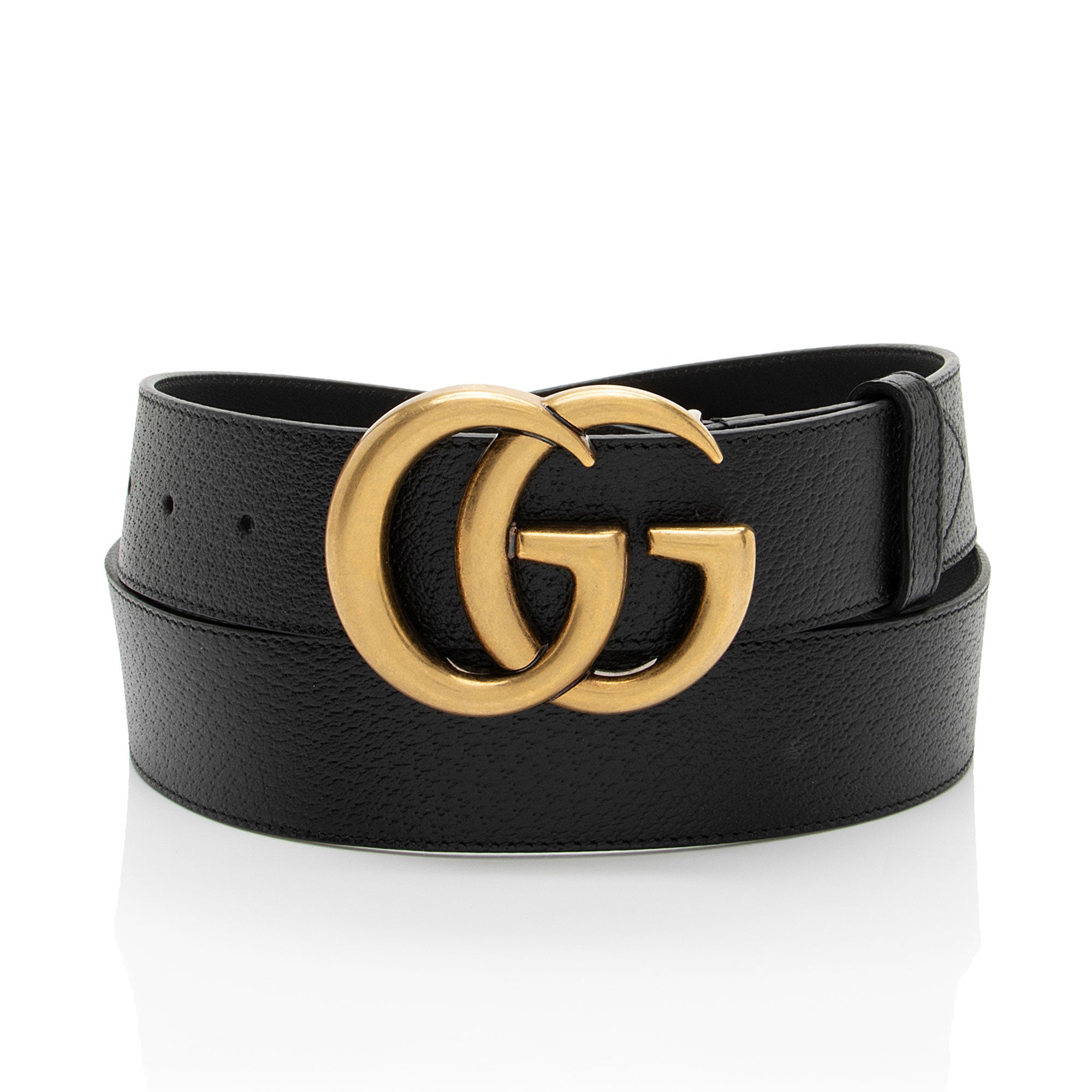 Gucci Leather GG Marmont Belt - Size 42 / 105