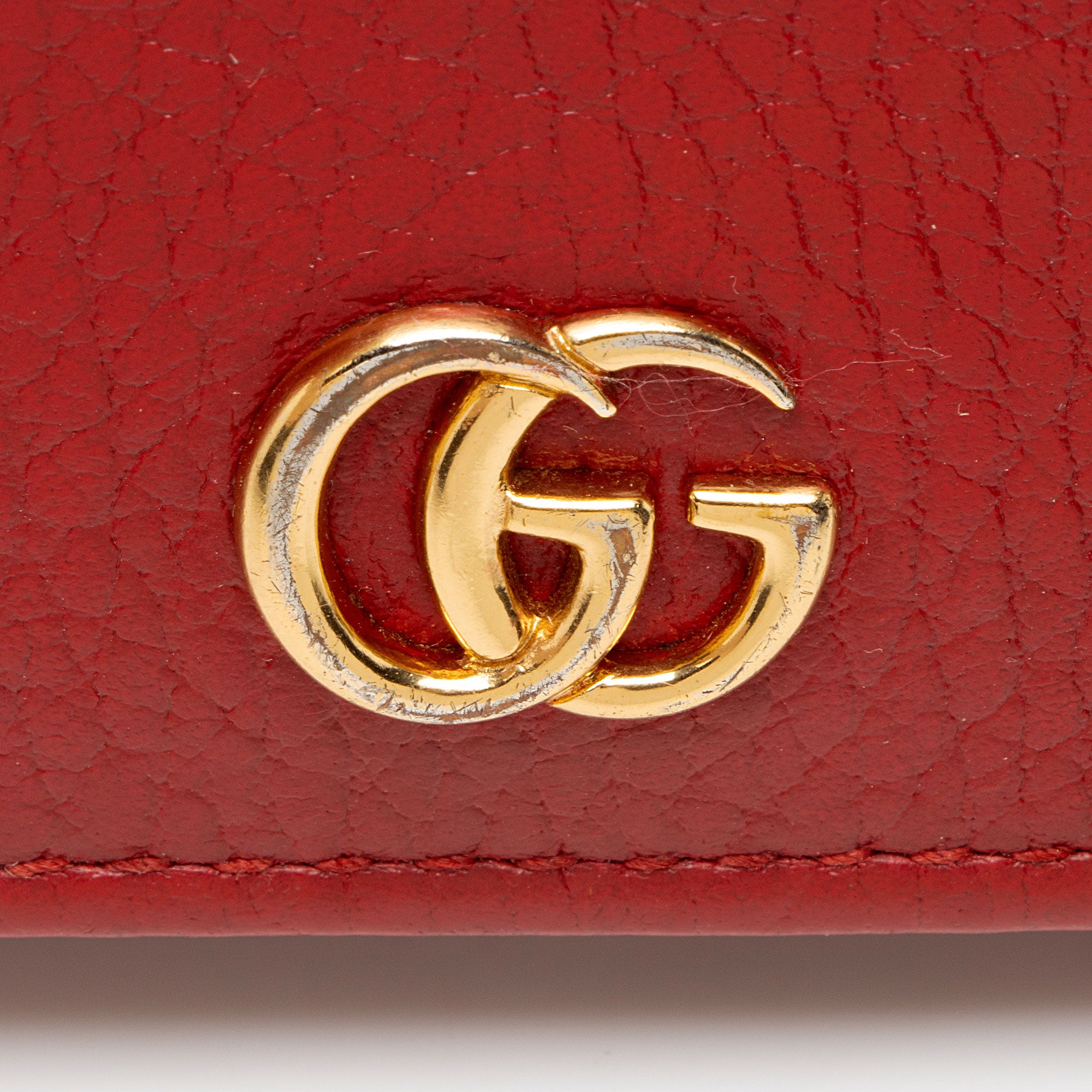 Gucci Leather GG Marmont Card Case