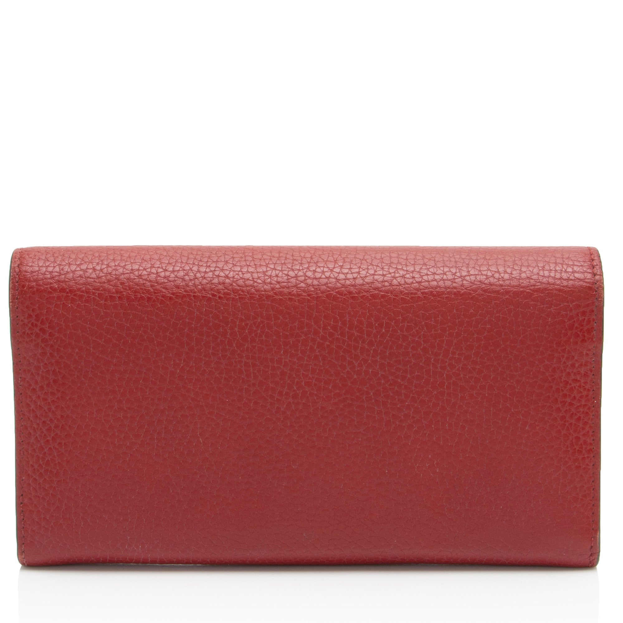 Gucci Leather GG Marmont Continental Wallet