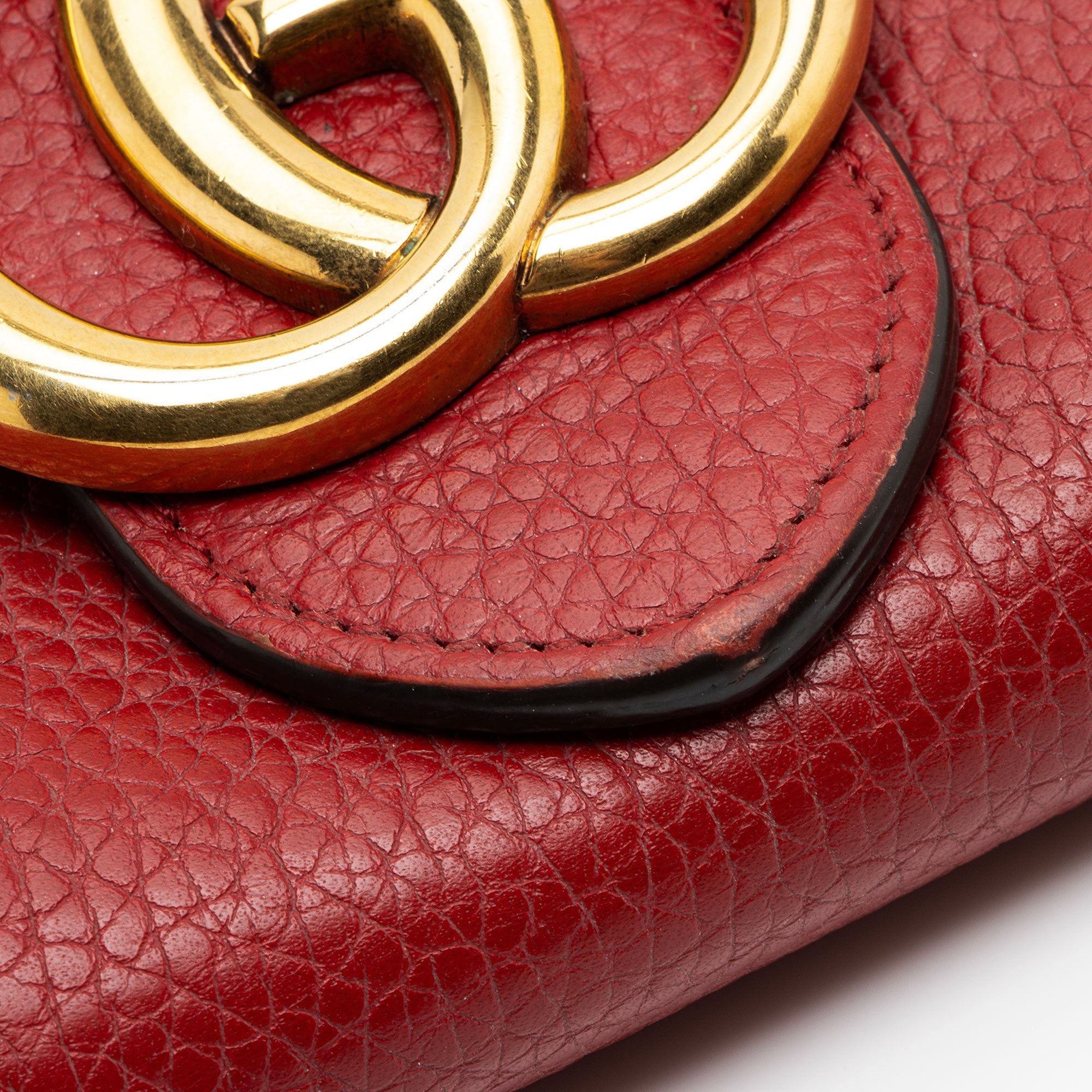 Gucci Leather GG Marmont Continental Wallet