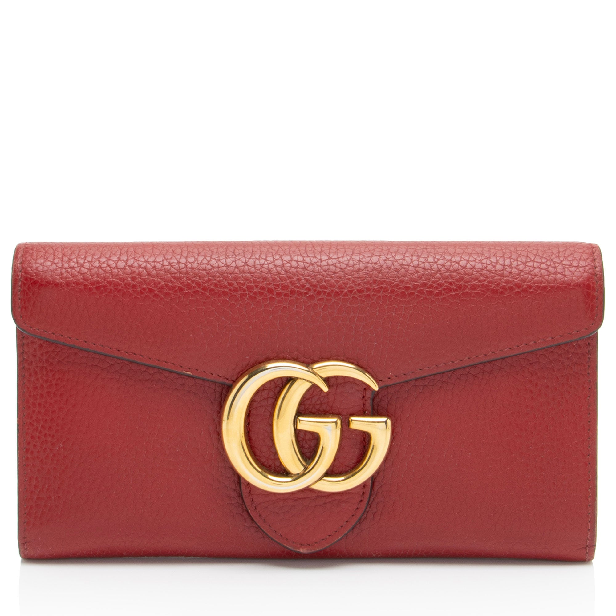 Gucci Leather GG Marmont Continental Wallet