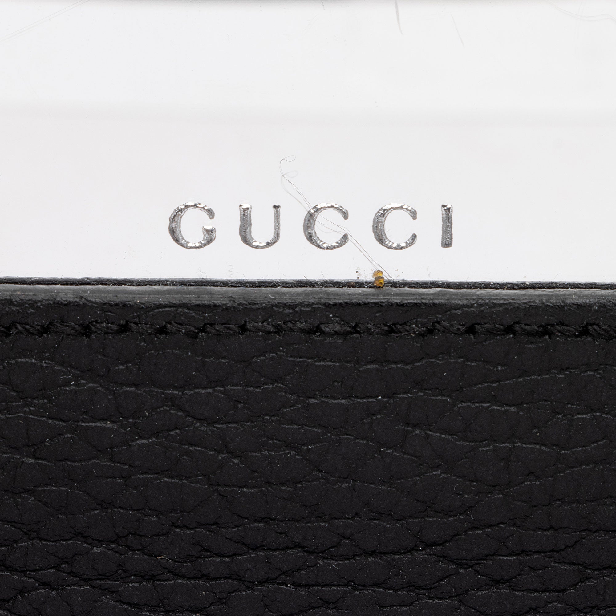 Gucci Leather GG Marmont Mini Chain Bag (SHF-x0poGV)