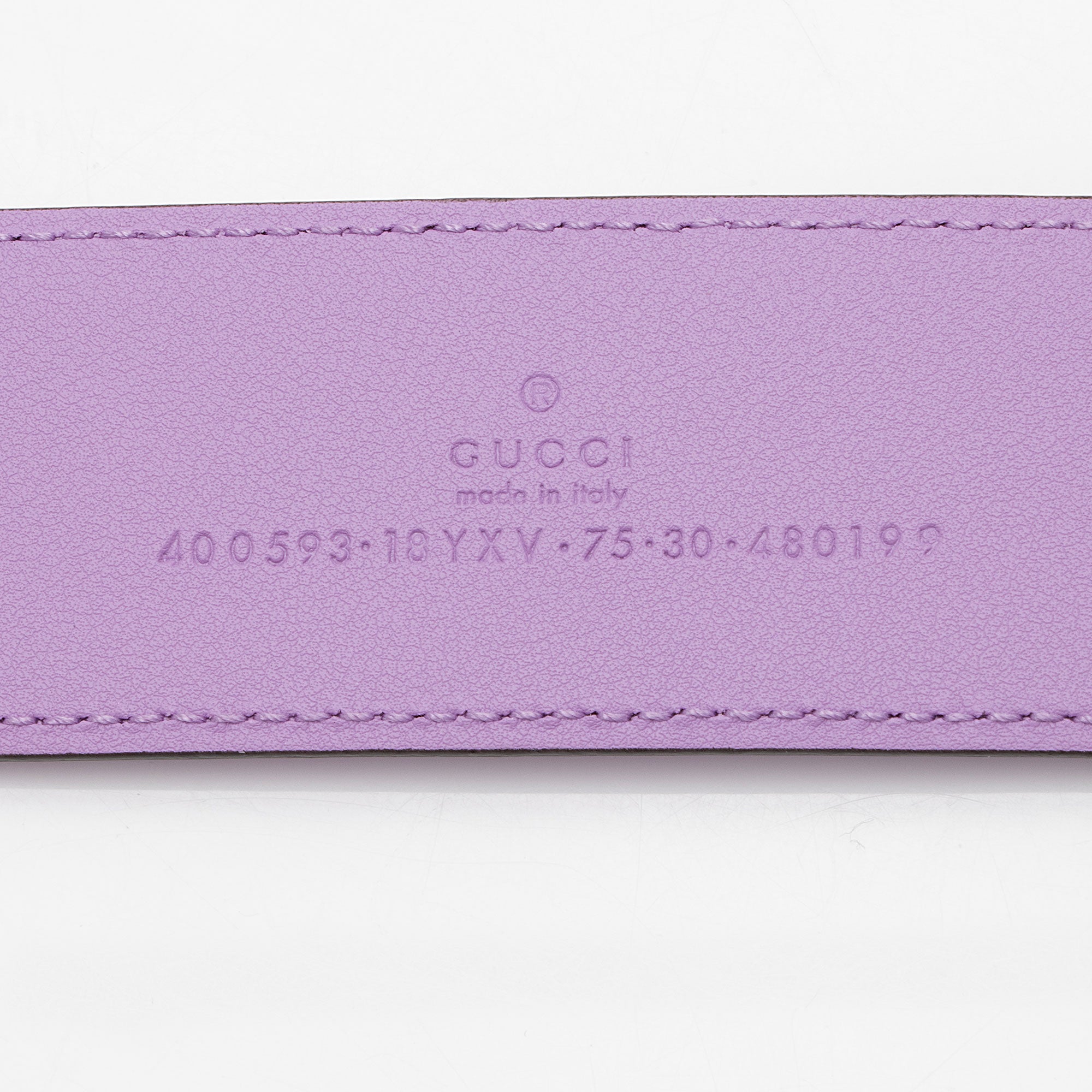 Gucci Leather GG Marmont Monochrome Belt - Size 27 / 69 (SHF-yO6Djv)