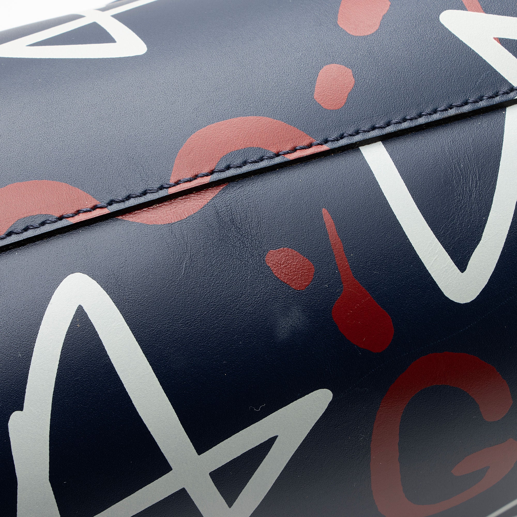 Gucci Leather Ghost Medium Tote