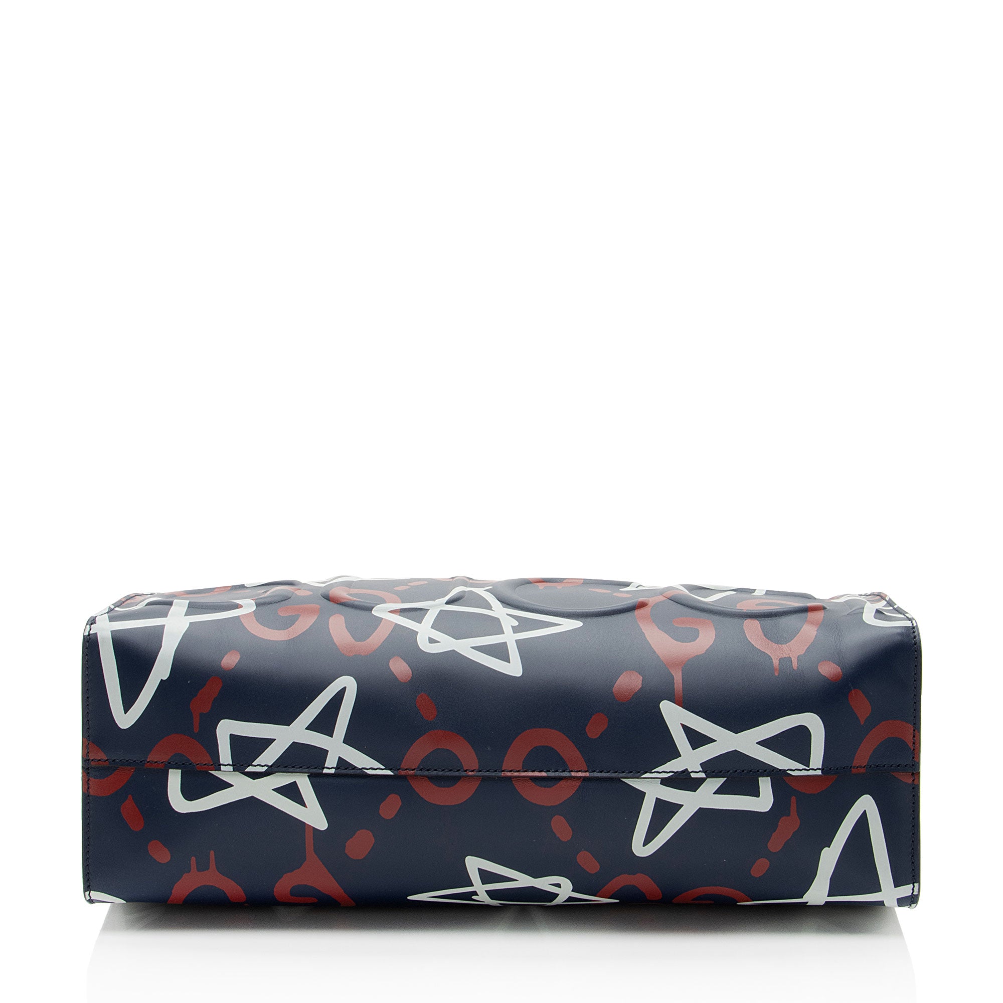 Gucci Leather Ghost Medium Tote