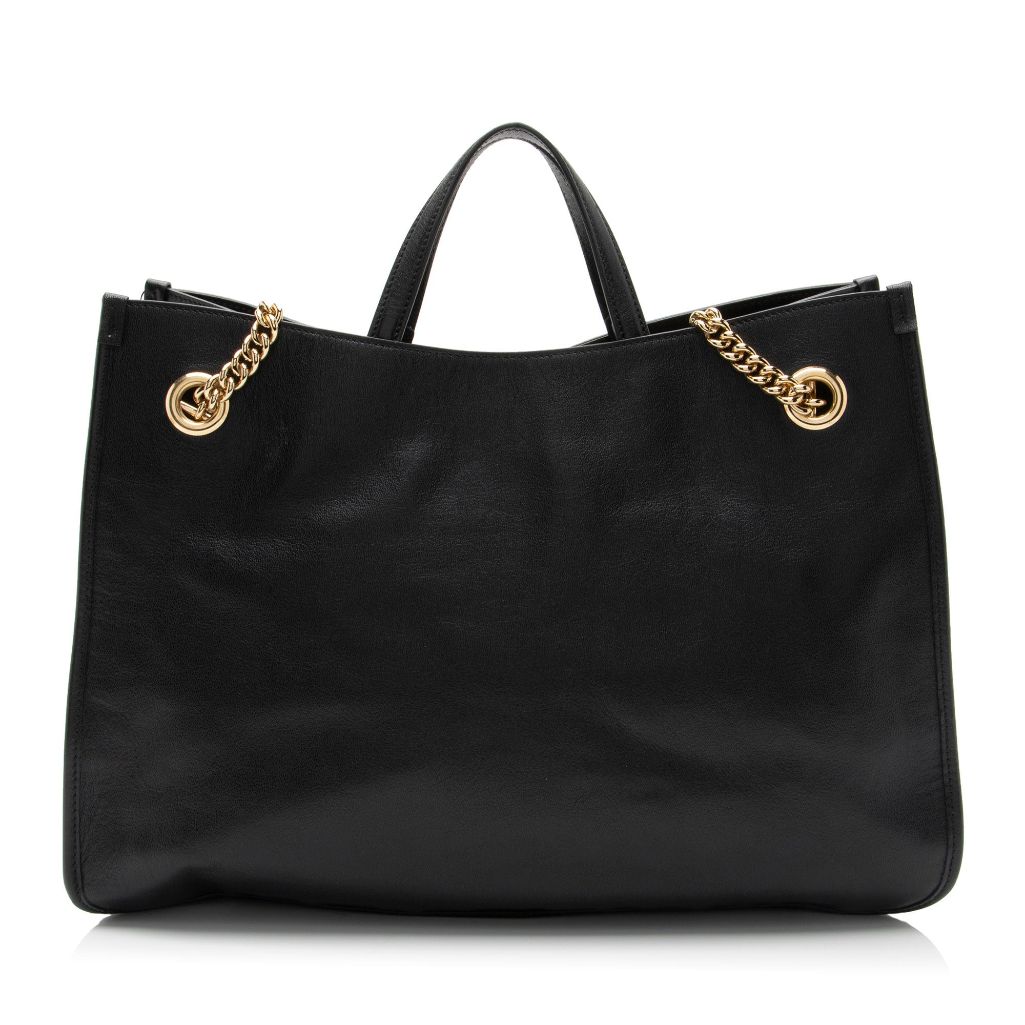 Gucci Leather Horsebit 1955 Chain Large Tote