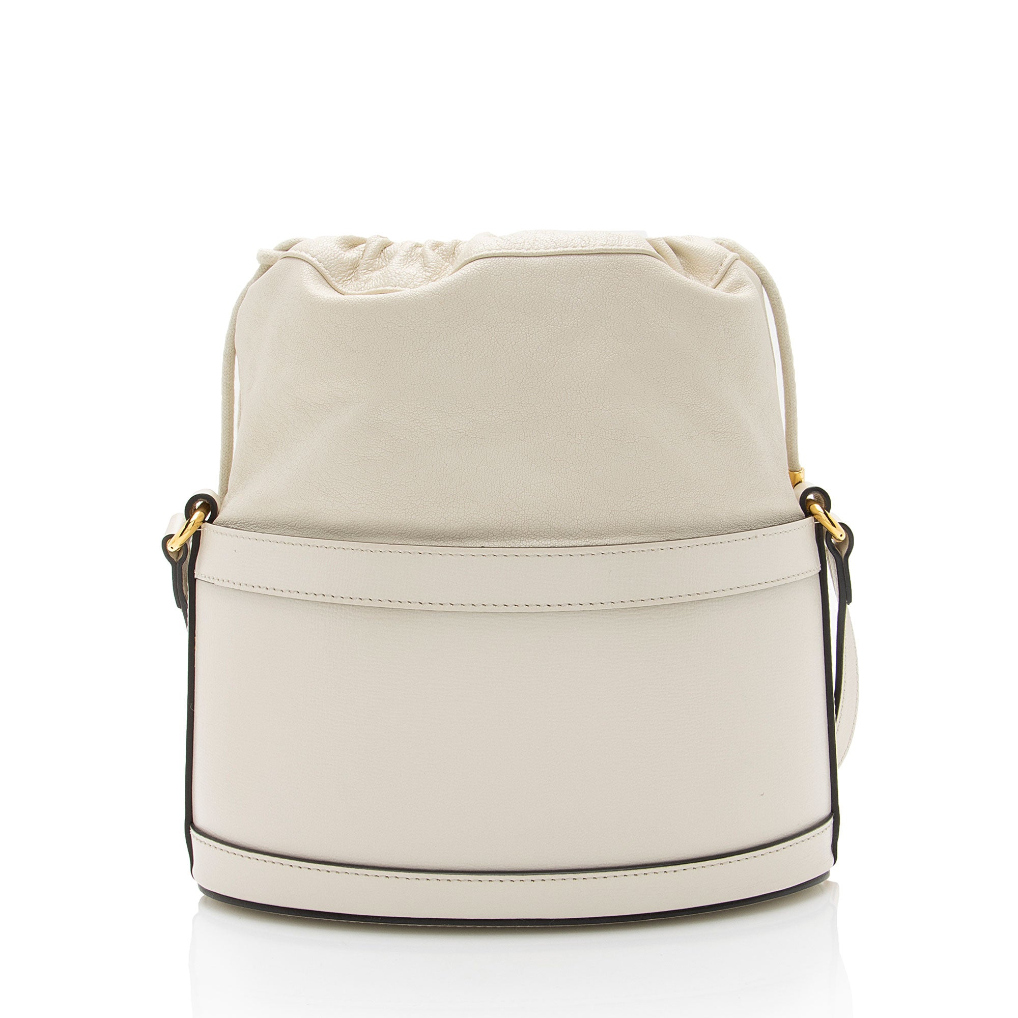 Gucci Leather Horsebit 1955 Drawstring Bucket Bag